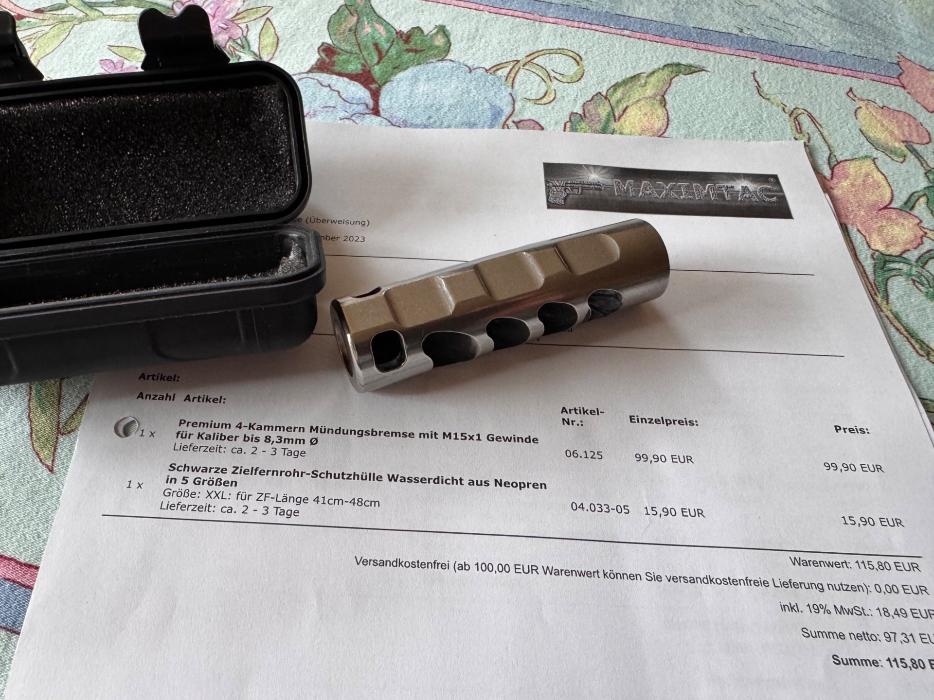 Maximtac Mündungsbremse M15 bis Kal. 8,3 mm/.308 – Bild 1