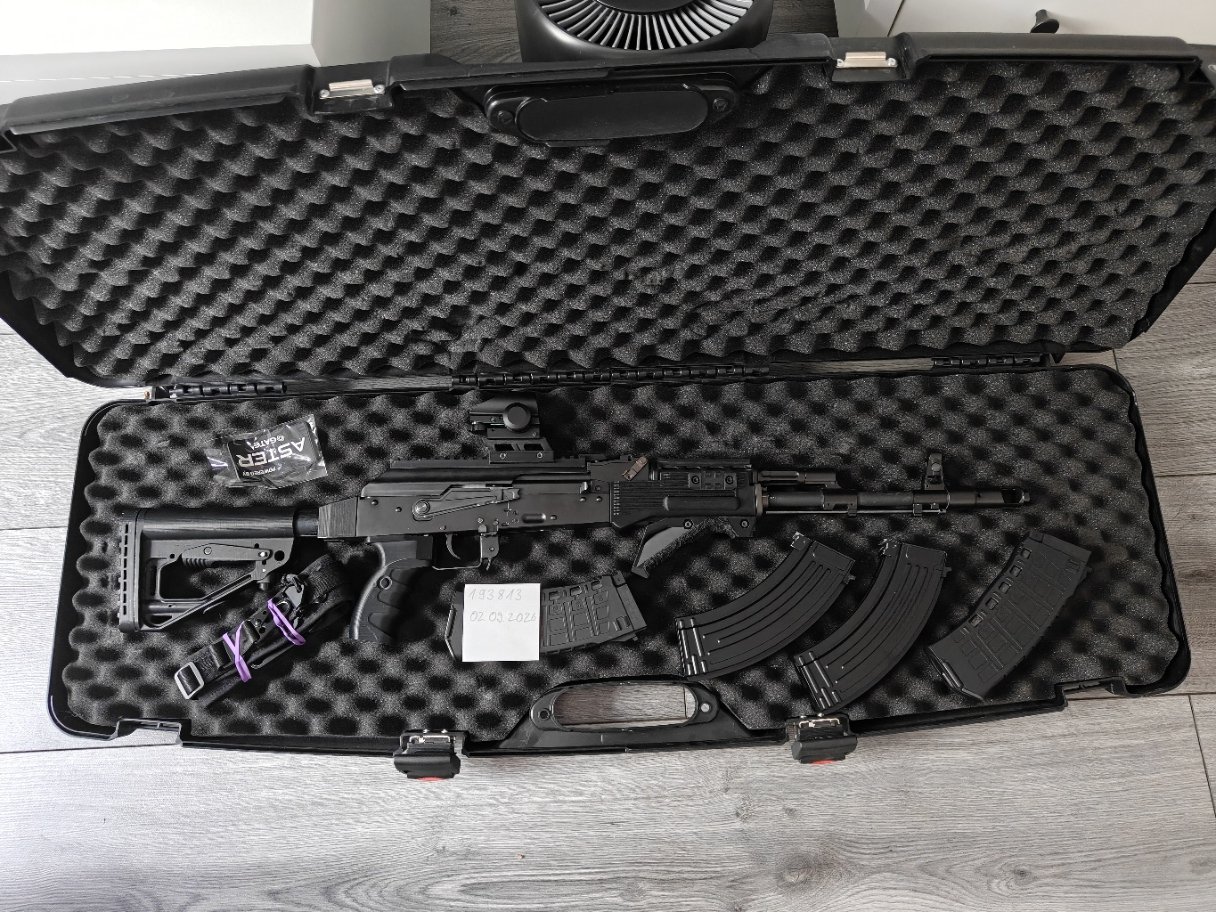 G&G RK103 S-AEG – GATE ASTER V3 SE – Zubehör, 4 Magazine & Koffer – Bild 6