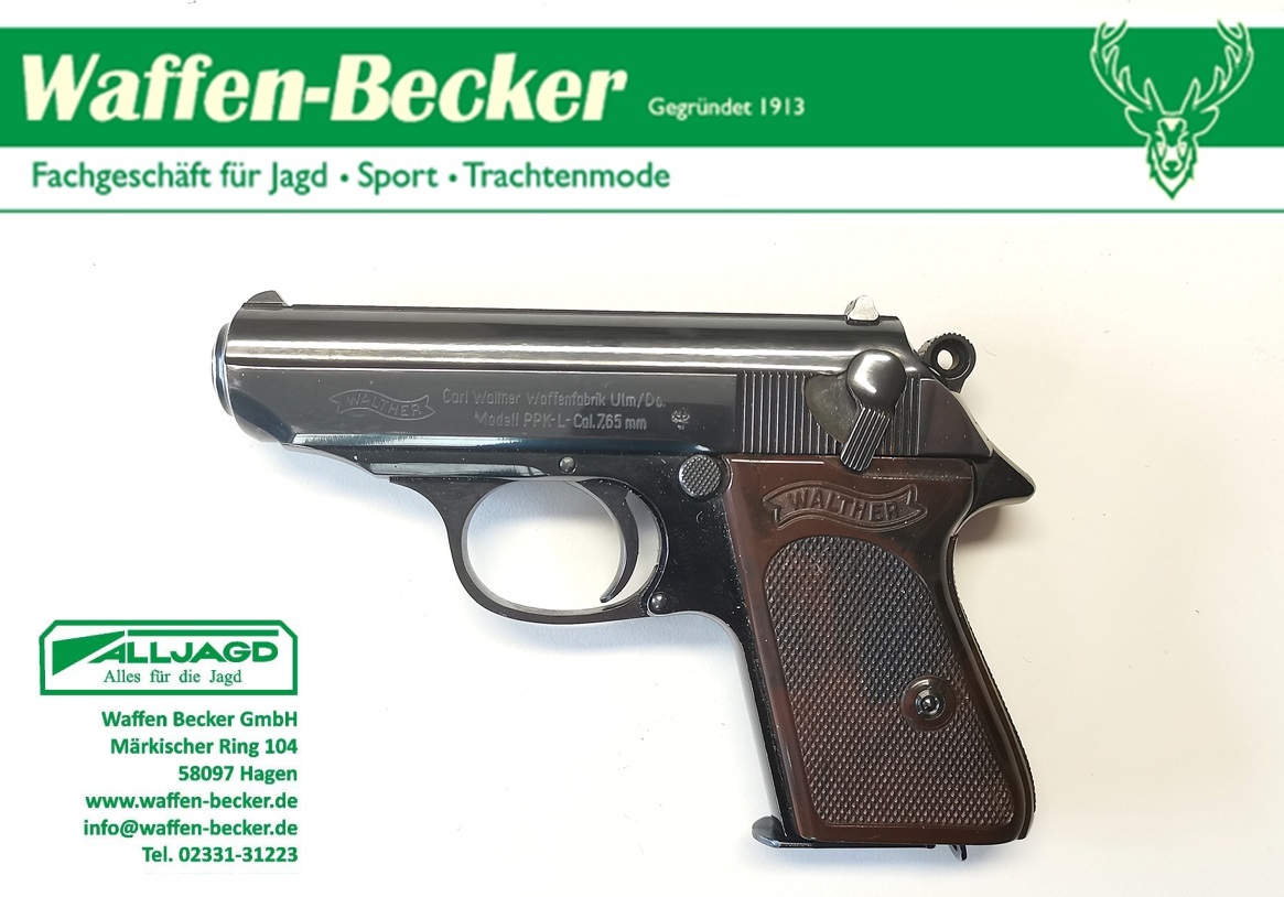 Pistole Walther PPK-L von 1963 Kal. 7,65mm Browning --Sehr gut!-- – Bild 1