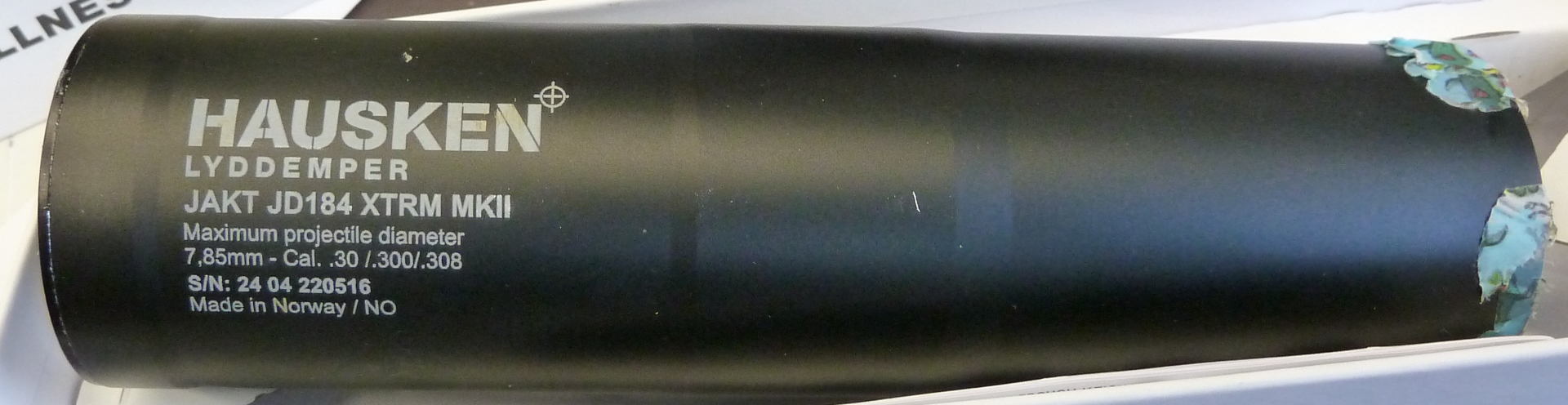 Schaldämpfer Hausken JD 184 Xtrm MK II – Bild 1