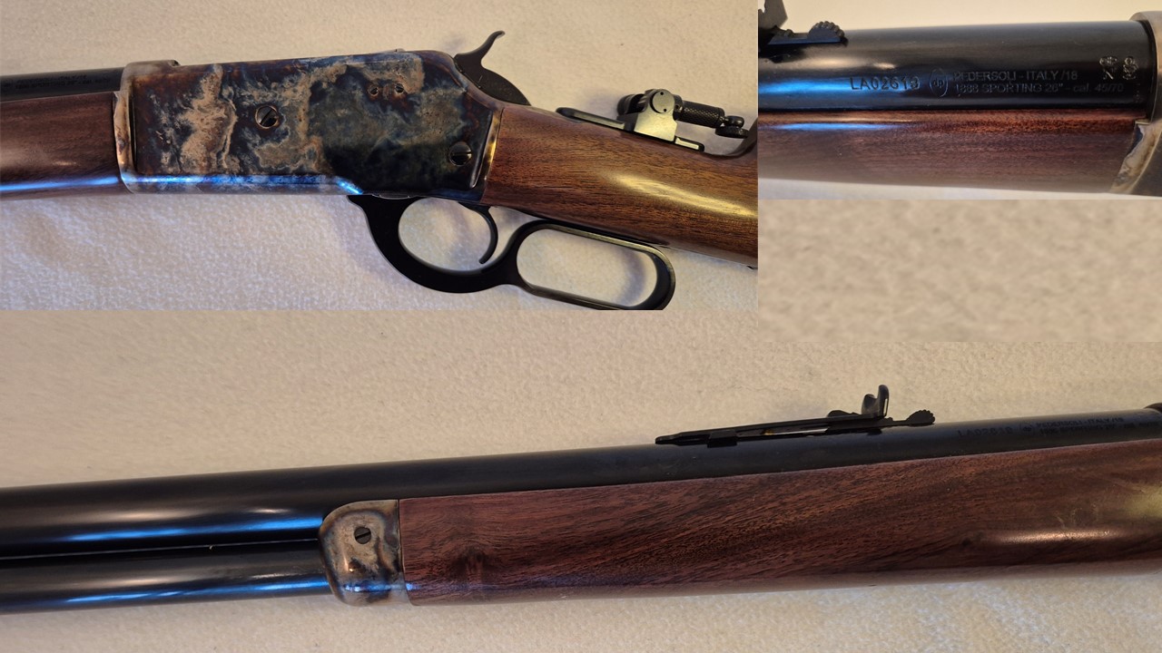 Pedersoli Winchester Model 1886 Lever Action Sporting Classic Kal. 45-70 - aus Sammlung - Neuwerti – Bild 2