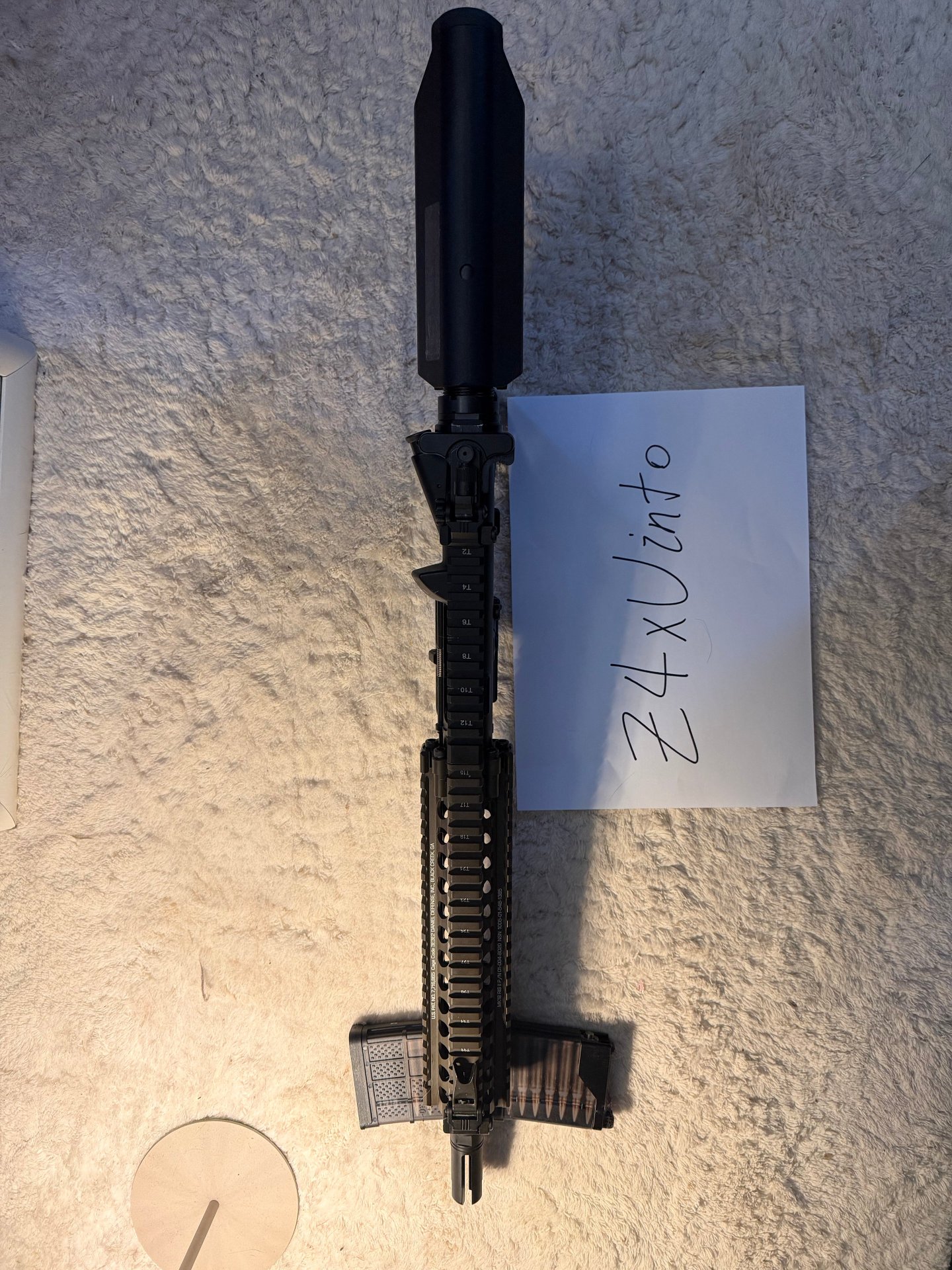 EMG/CYMA Colt MK18 MOD1 CGS T8 METAL GBB 6mm Dualtone – sehr gepflegt – Bild 4