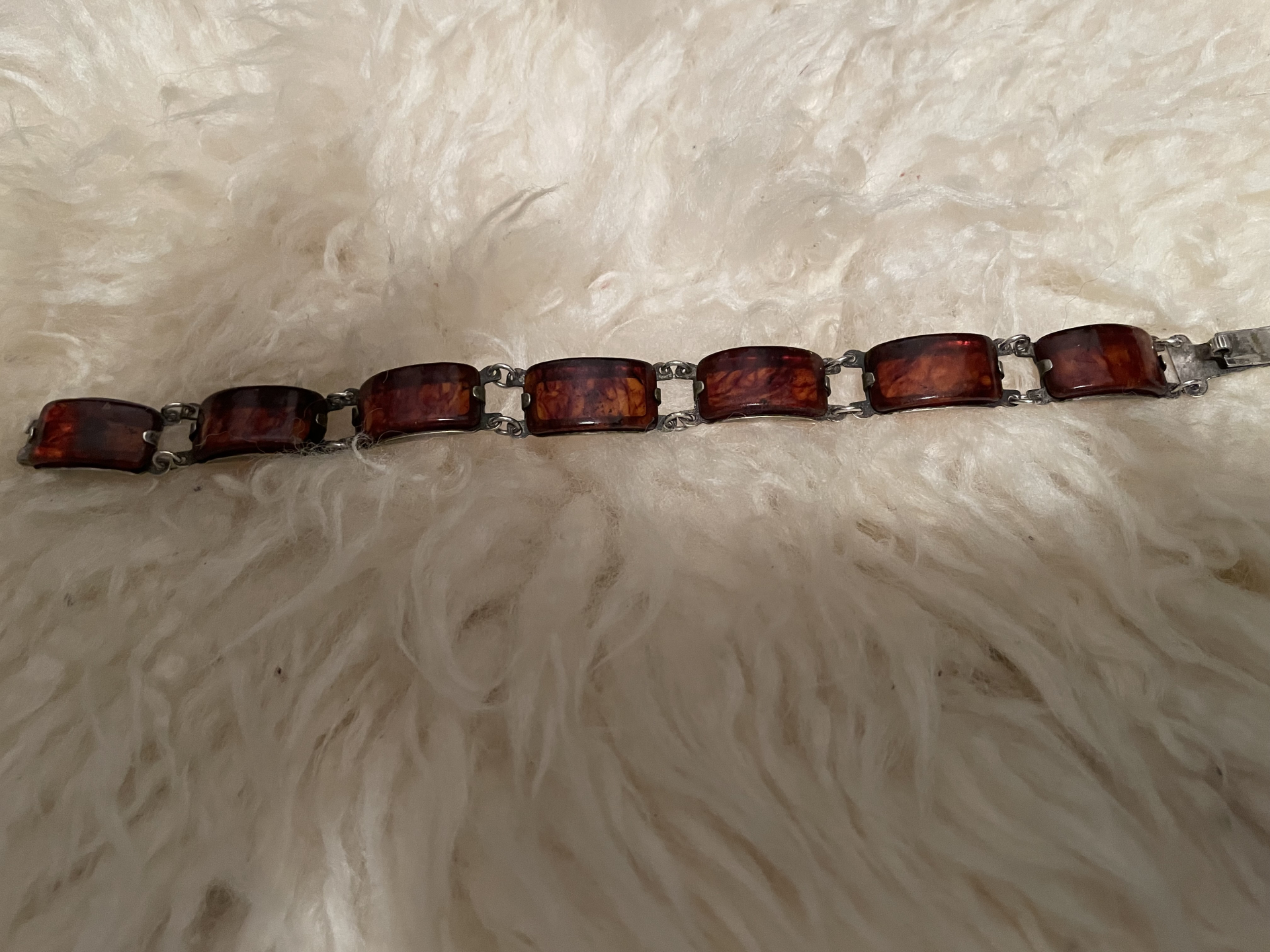 Altes Bernsteinarmband – Bild 3