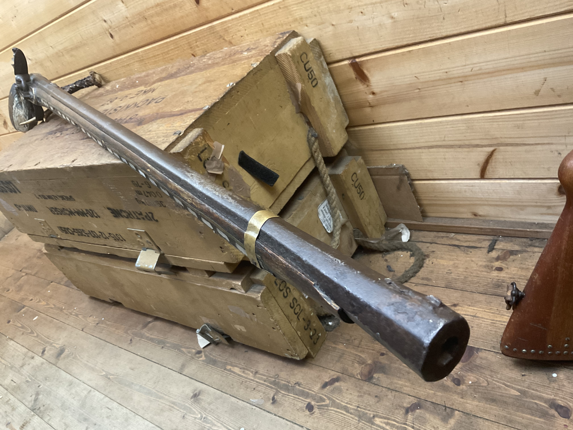 Vorderlader Steinschloss Gewehr westbalanischer D´zeferda mit Miquelet Steinschloss – Bild 6