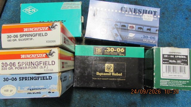 .30-06Spring, ca. 95 Patronen Konvolut – Bild 1
