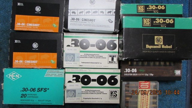 .30-06Spring ca. 200 Patronen Konvolut – Bild 1