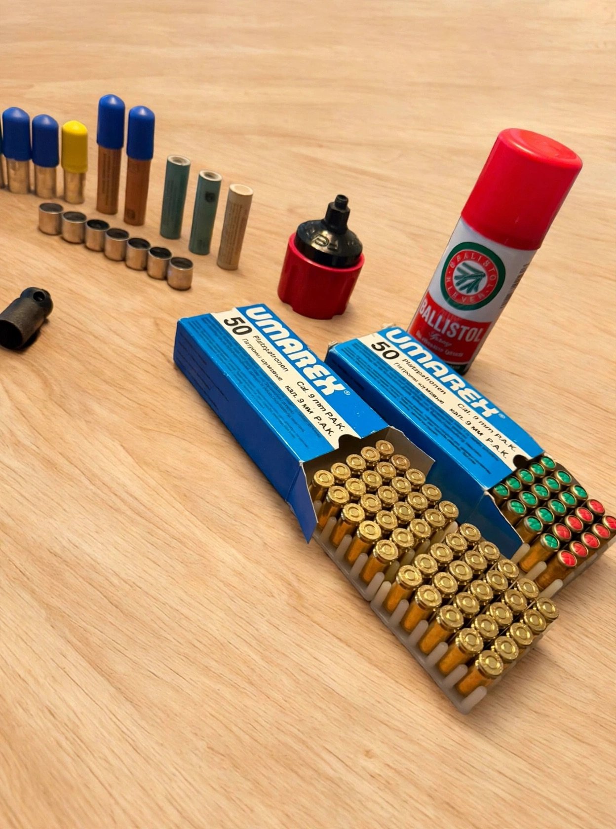Walther P99 9 mm P.A.K. Schreckschuss – Komplett-Set im Originalkoffer + Zubehör + 75 Kartuschen – Bild 3