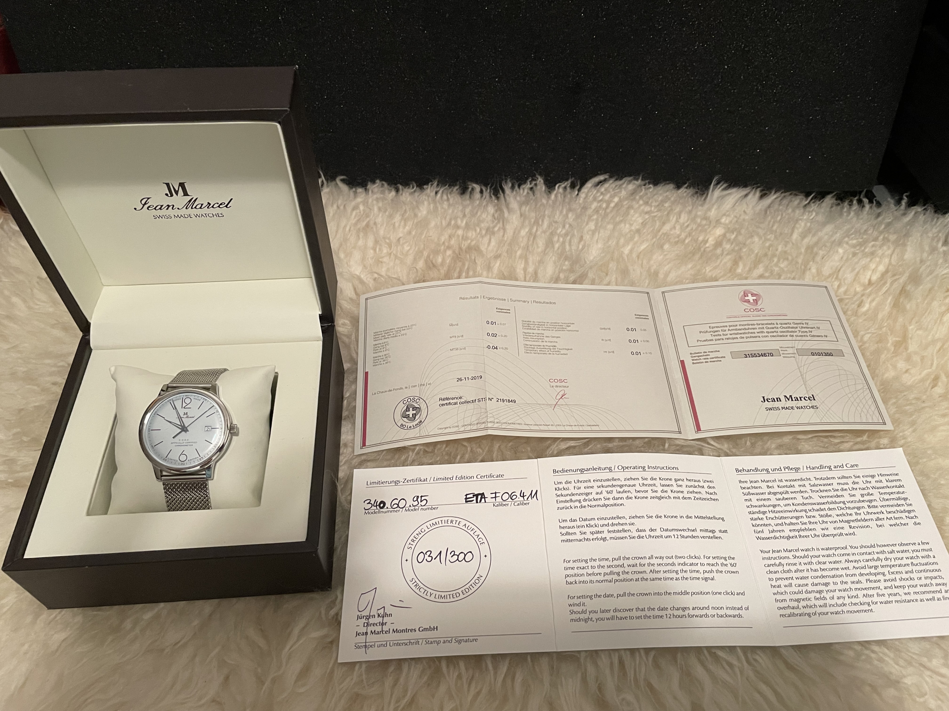 Jean Marcel Chronometer COSC Zertifiziert – Bild 6
