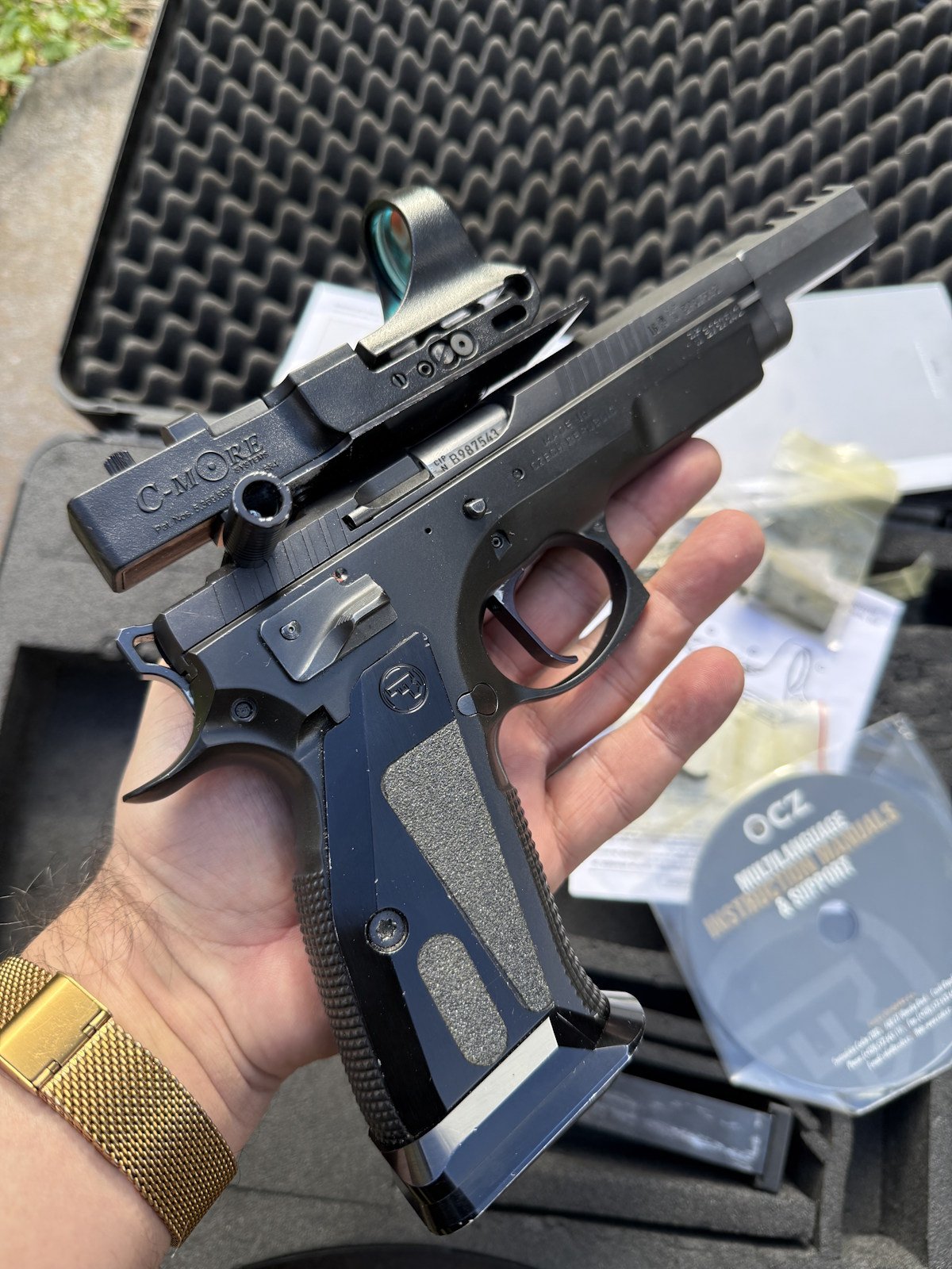 CZ Pistole 75 TS Open Czechmate Kal. 9mm Luger gebraucht – Bild 4