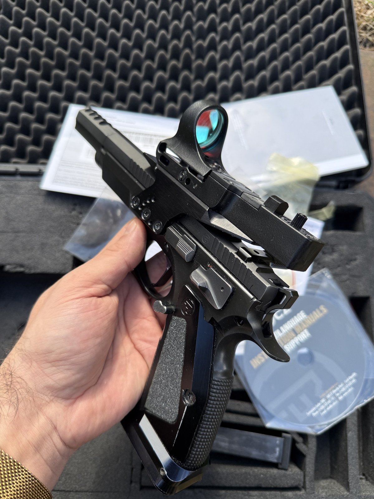 CZ Pistole 75 TS Open Czechmate Kal. 9mm Luger gebraucht – Bild 2
