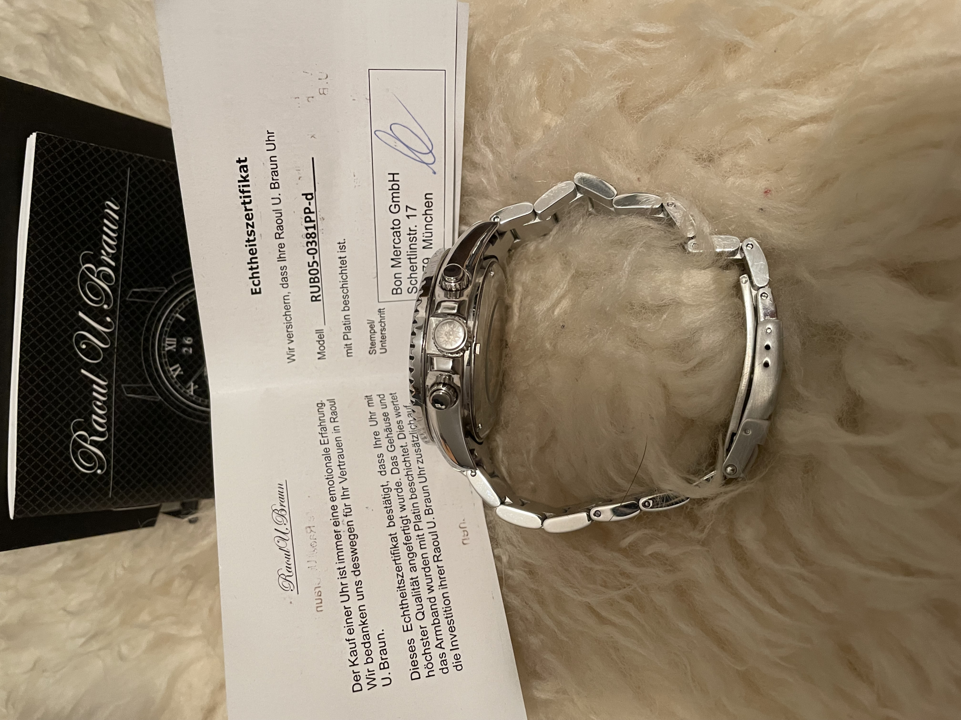 Automatikuhr Platinbeschichtet – Bild 4
