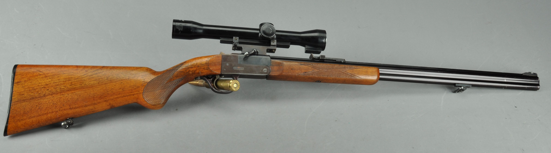 Bockbüchsflinte Lux Kal.: .22 Hornet, .410/76 mit Zielfernrohr – Bild 1