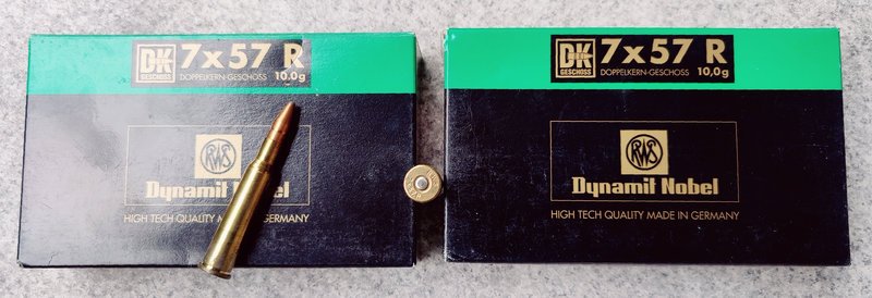 RWS DK 7x57 R Doppelkern 10,0g - 25 Schuß – Bild 1