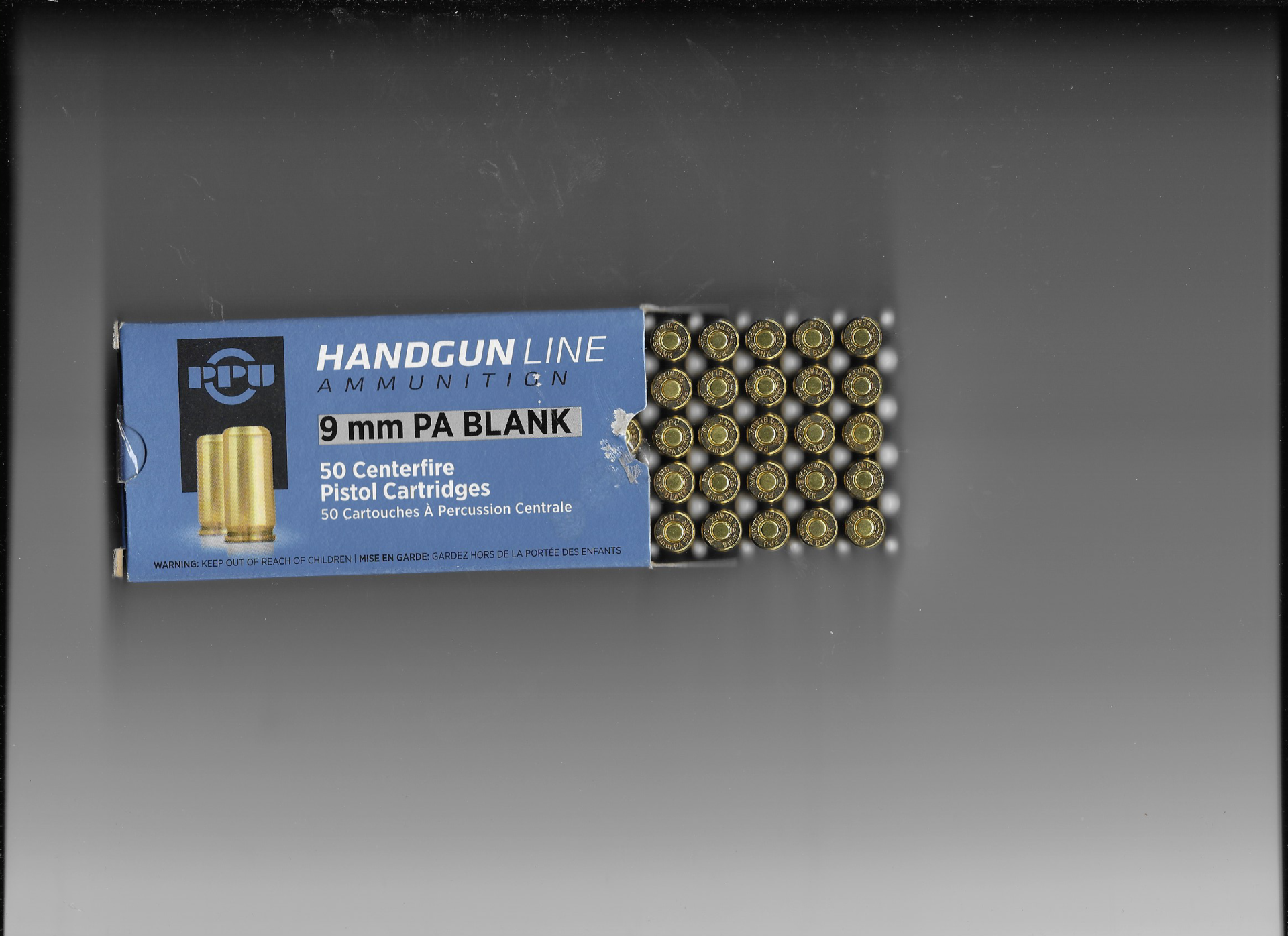 PPU 9mm PAK Munition! 50 St. pro Packung! – Bild 1