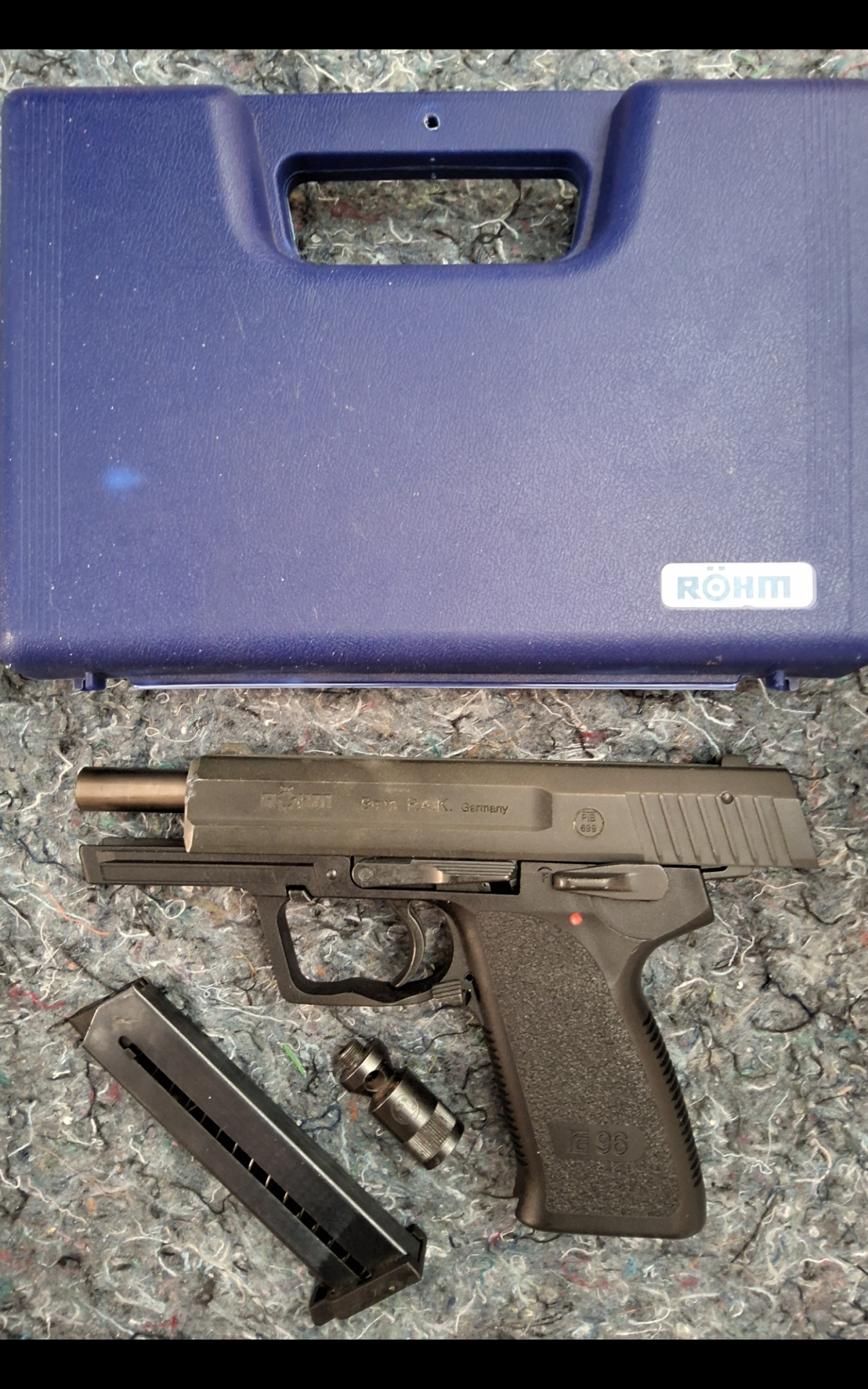 Pistole Röhm RG 96 Cal. 9mm PAK PTB 699 – Bild 1