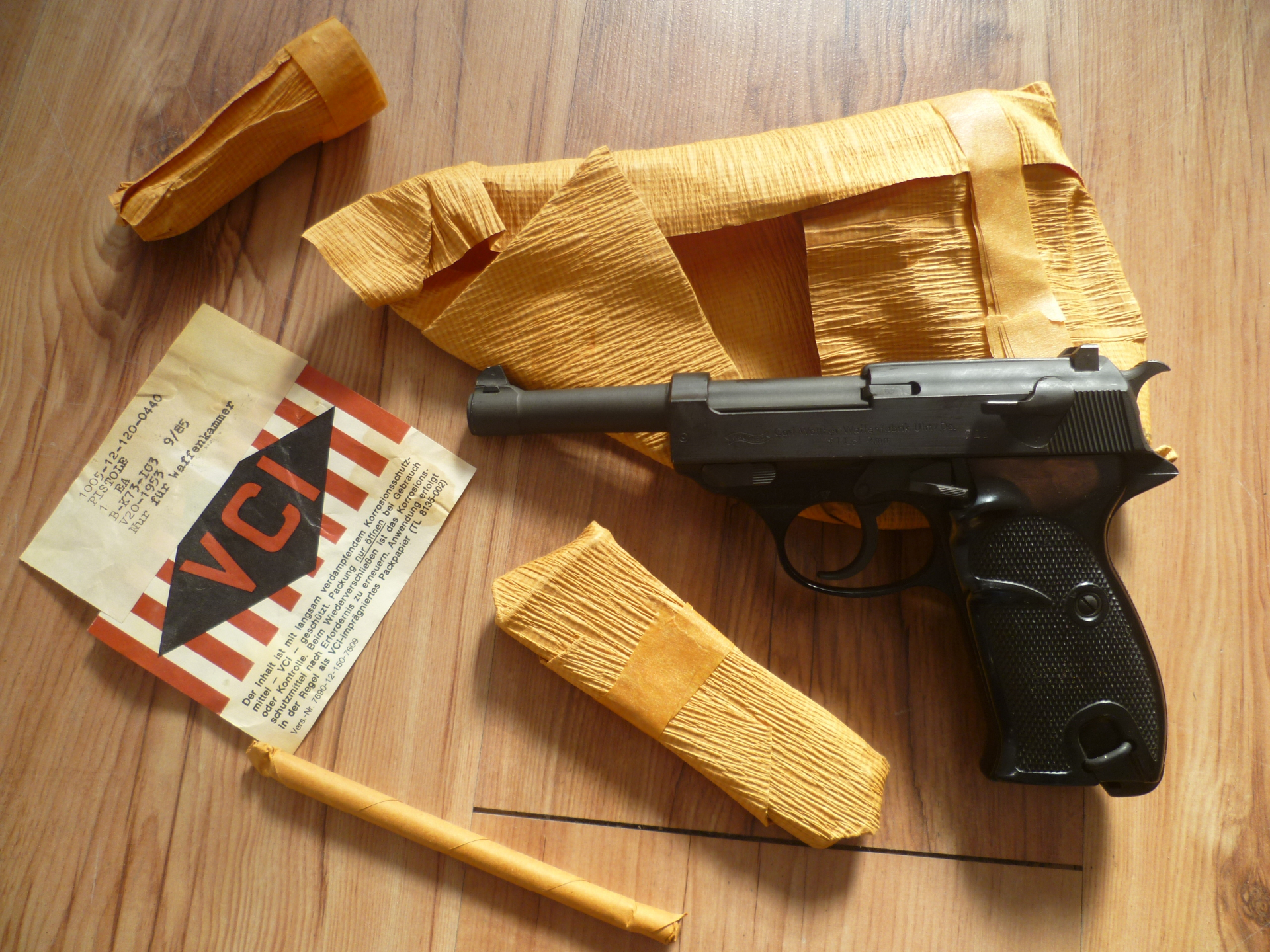 Pistole P1 Walther Ulm Bundeswehr 9mm Luger 2/66 – Bild 1