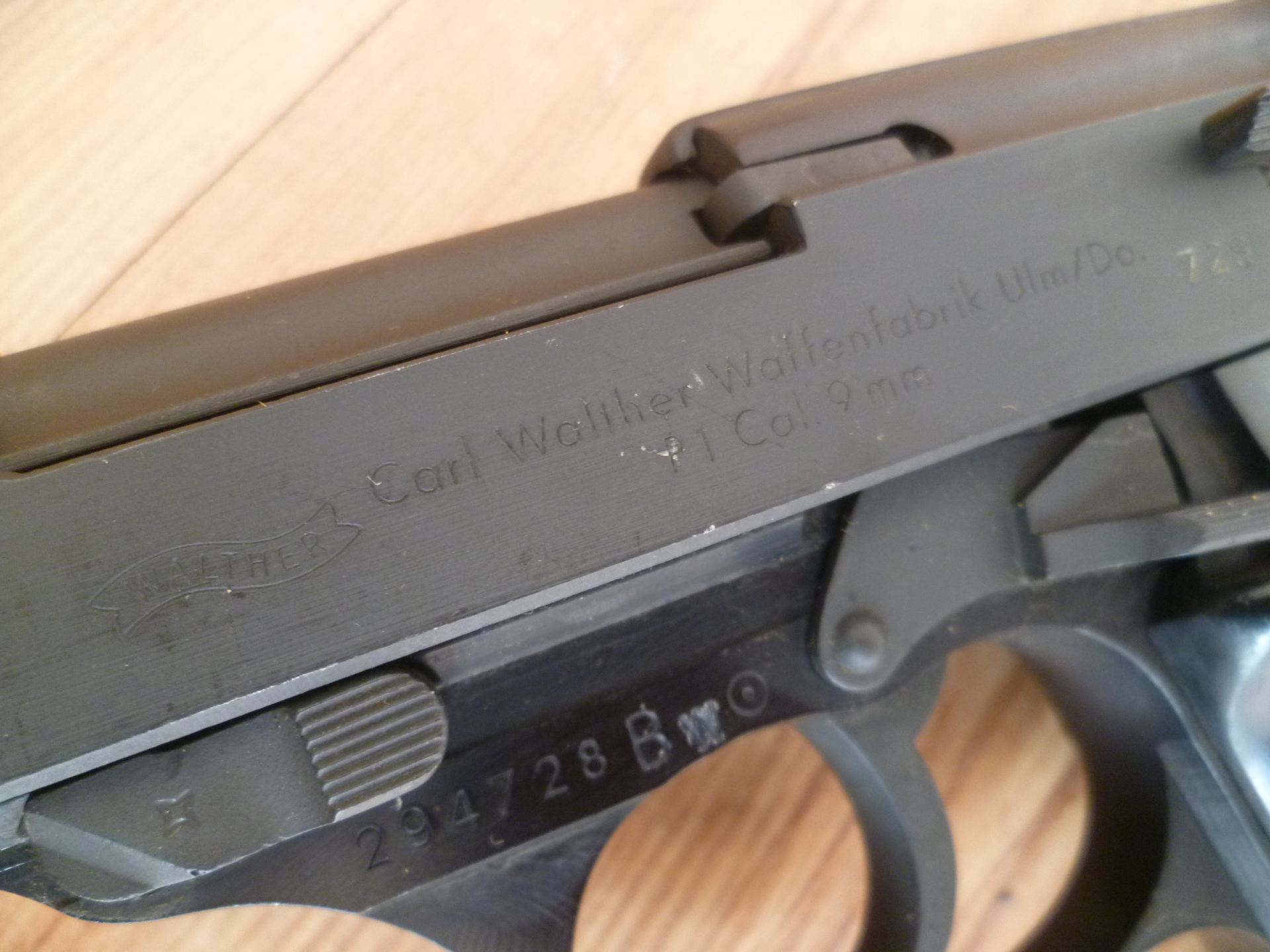 Pistole P1 Walther Ulm Bundeswehr 9mm Luger 2/66 – Bild 3
