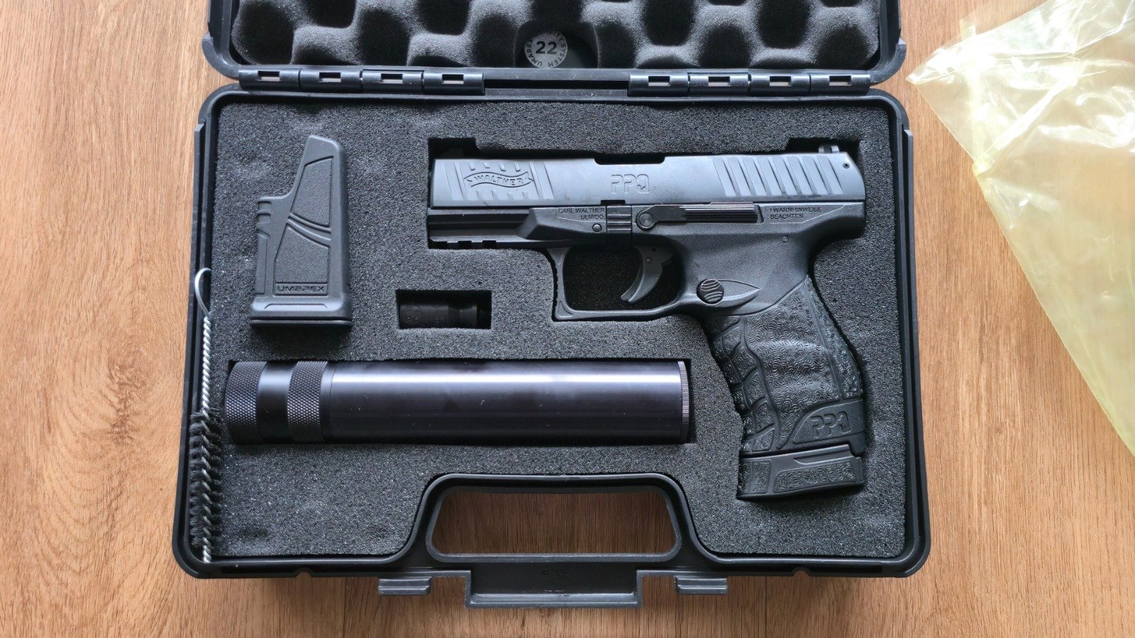 Walther PPQ M2 Navy Kit Schreckschuss Pistole Kal. 9mm P.A.K. mit Schalldämpfer NEU – Bild 2
