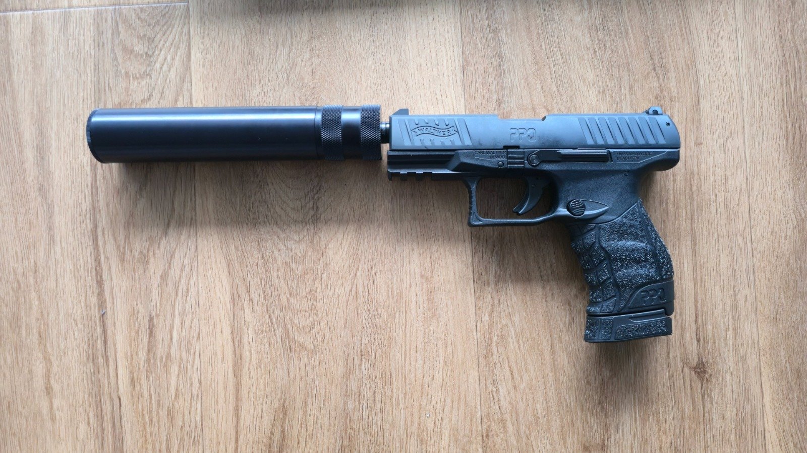 Walther PPQ M2 Navy Kit Schreckschuss Pistole Kal. 9mm P.A.K. mit Schalldämpfer NEU – Bild 4