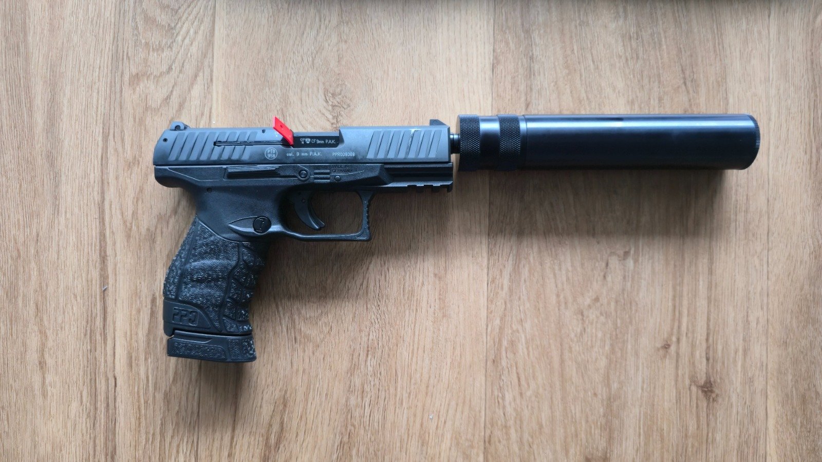 Walther PPQ M2 Navy Kit Schreckschuss Pistole Kal. 9mm P.A.K. mit Schalldämpfer NEU – Bild 3