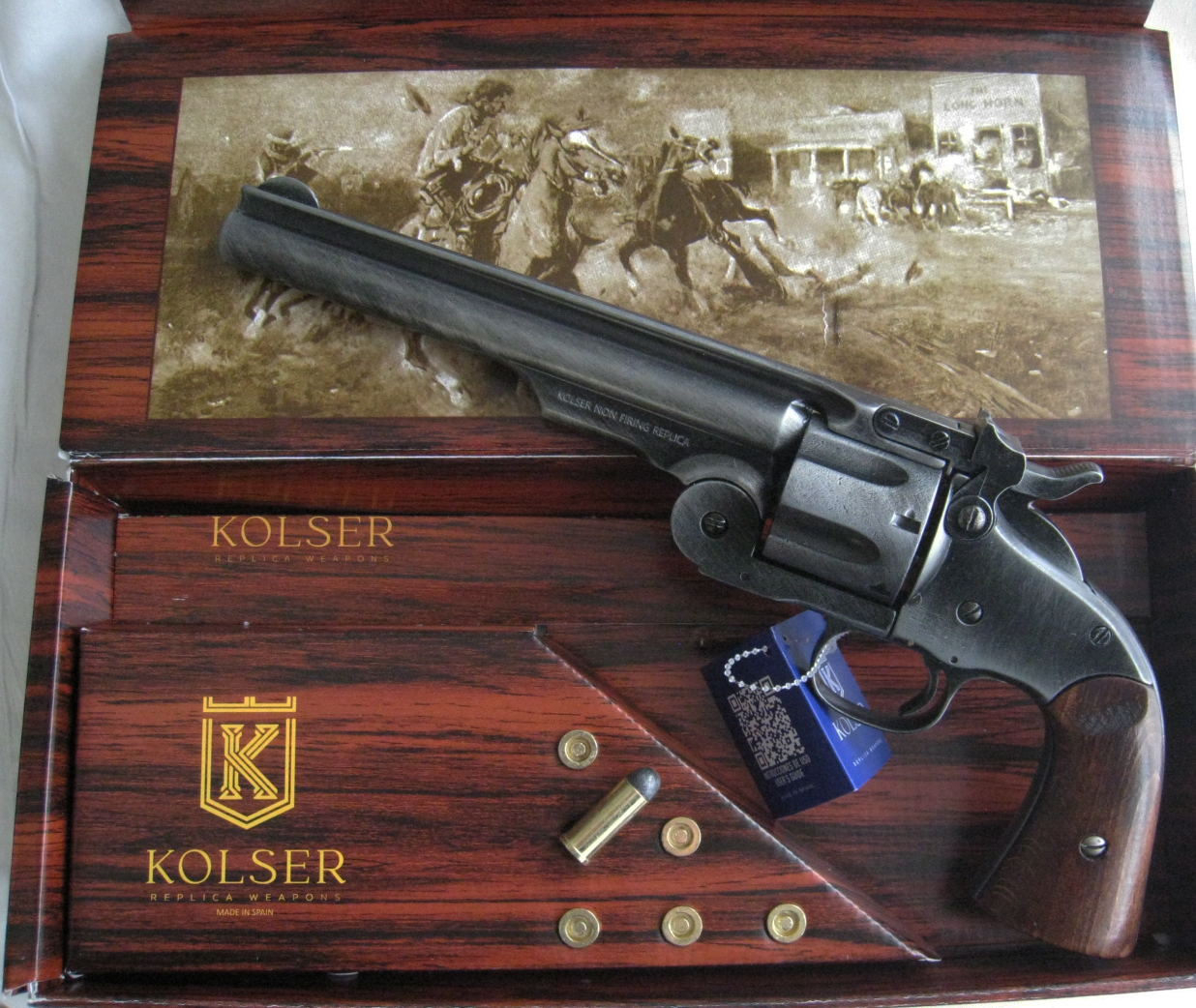 COLT SCHOFIELD S&W OLD BLACK DEKO WAFFE KOLSER - Ref.8755WO – Bild 3