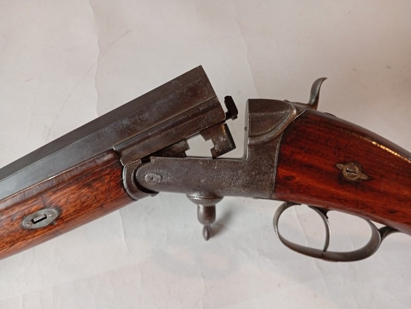 SELTENE deutsche Kipplaufbüchse – H. LEUE, Königlicher Hofbüchsenmacher in Berlin – Kaliber 10.3mm ( – Bild 4