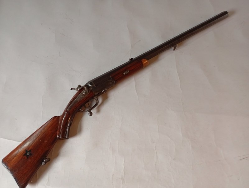 SELTENE deutsche Kipplaufbüchse – H. LEUE, Königlicher Hofbüchsenmacher in Berlin – Kaliber 10.3mm ( – Bild 2