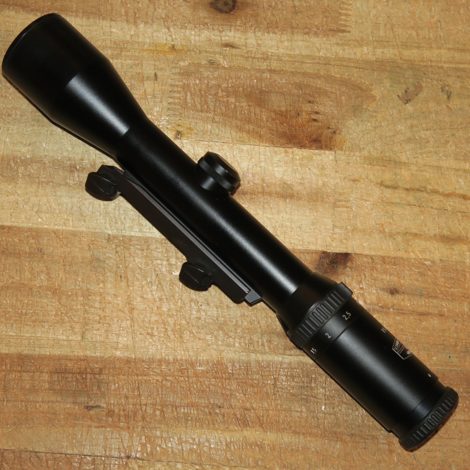 original SCHMIDT & BENDER KLASSIK 1,2-6x42 ABSEHEN 4 mit BLASER SATTELMONTAGE zeiss swarovski – Bild 1