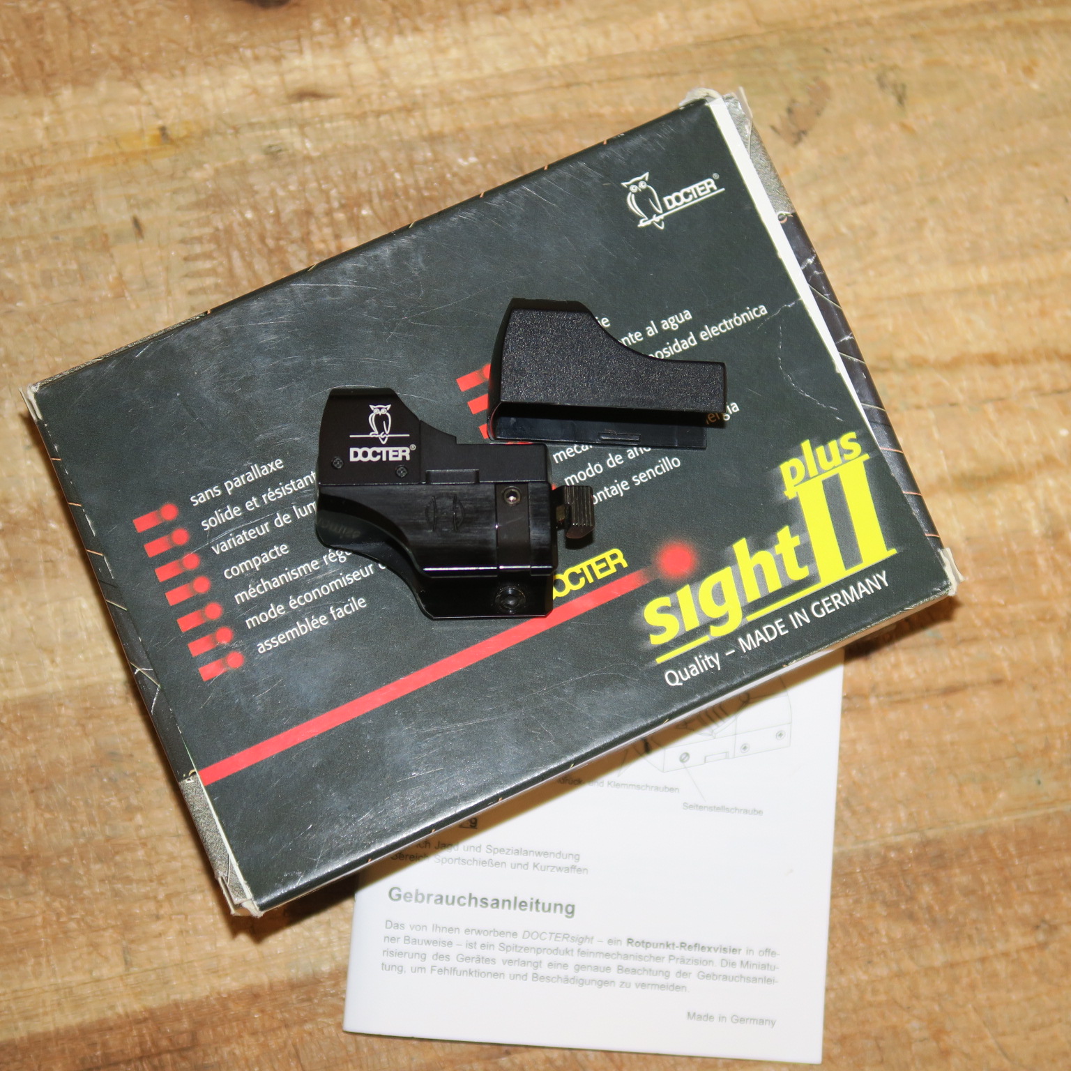 original DOCTER SIGHT auf SATTELMONTAGE für BLASER zeiss aimpoint docter – Bild 1