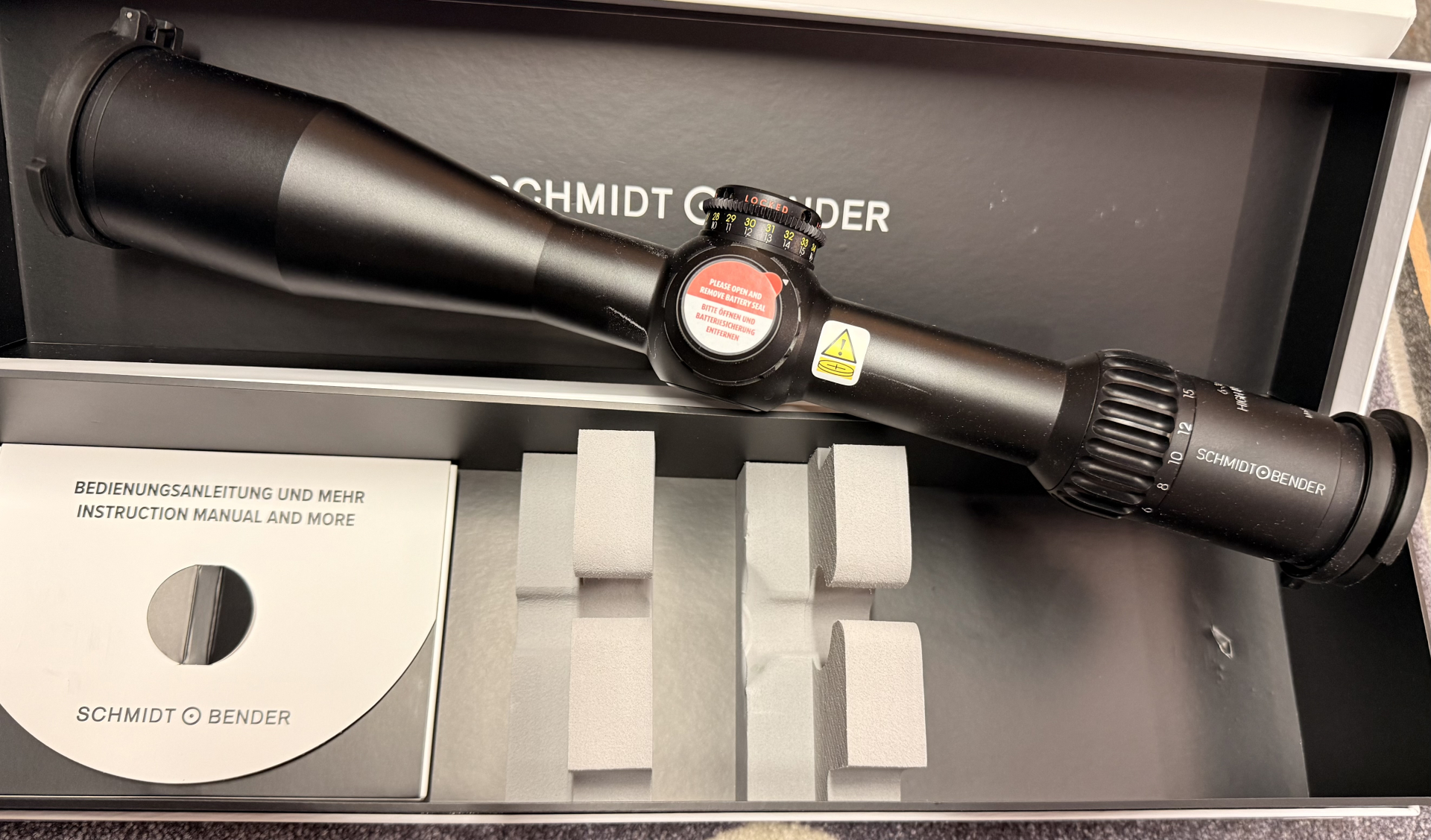Schmidt und Bender 6-36x56 PMII High Performance schwarz MRAD Art. 163-911-432-F2-E9 – Bild 2