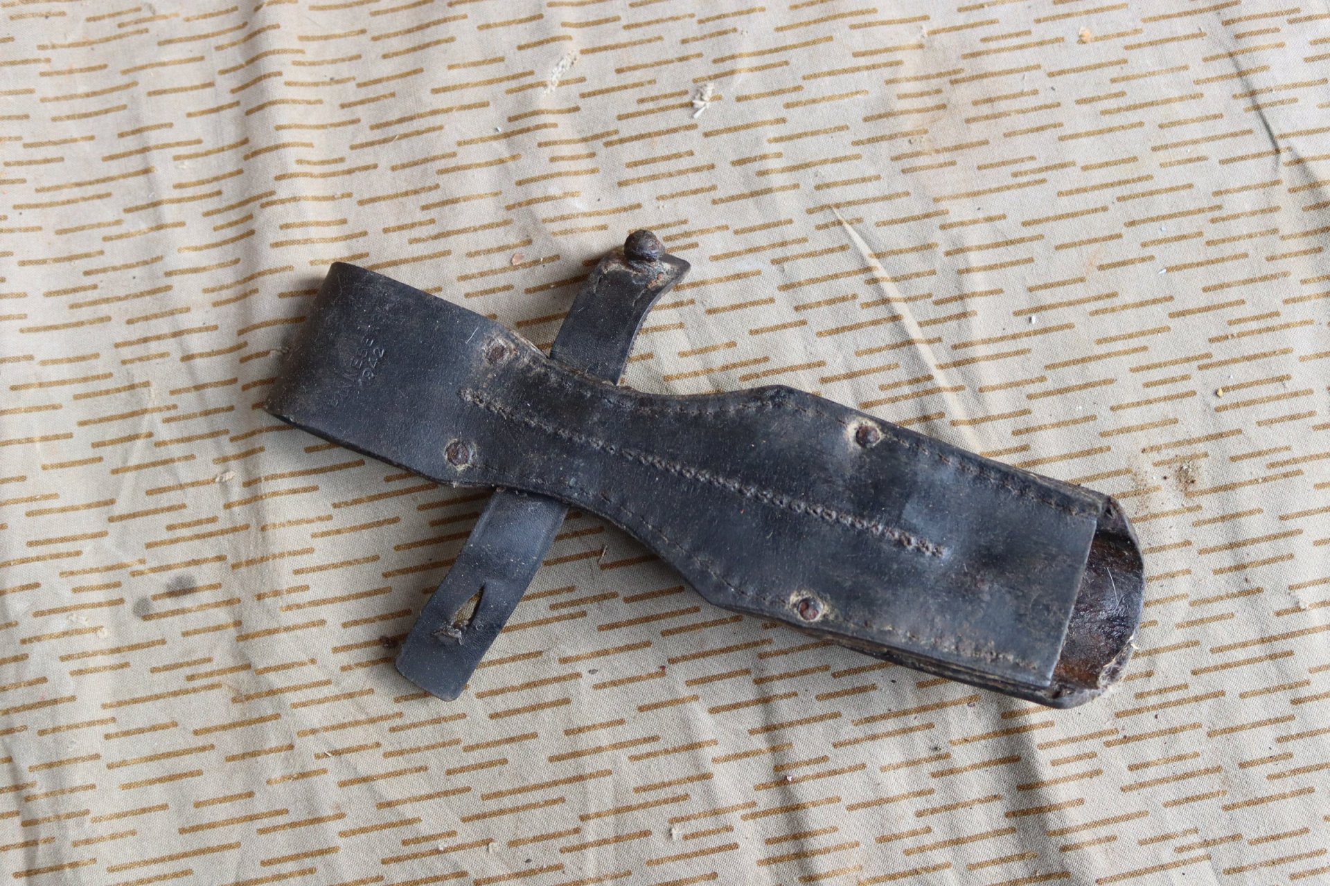 Deutscher Koppelschuh 2.Weltkrieg Wehrmacht 84/98 Bajonett 1942 – Bild 2