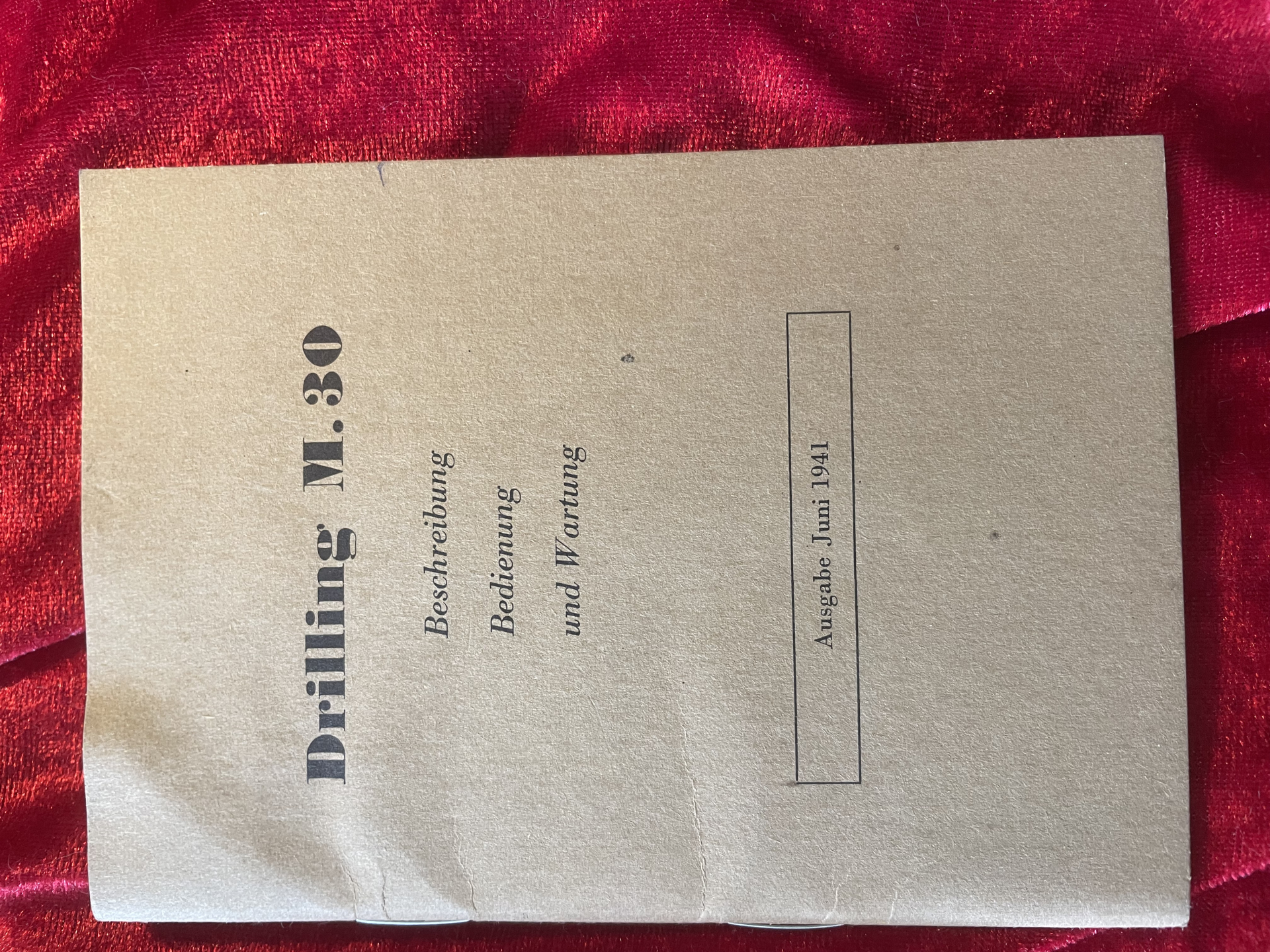 Bedienungsanleitung Drilling M30 Luftwffendeilling – Bild 1