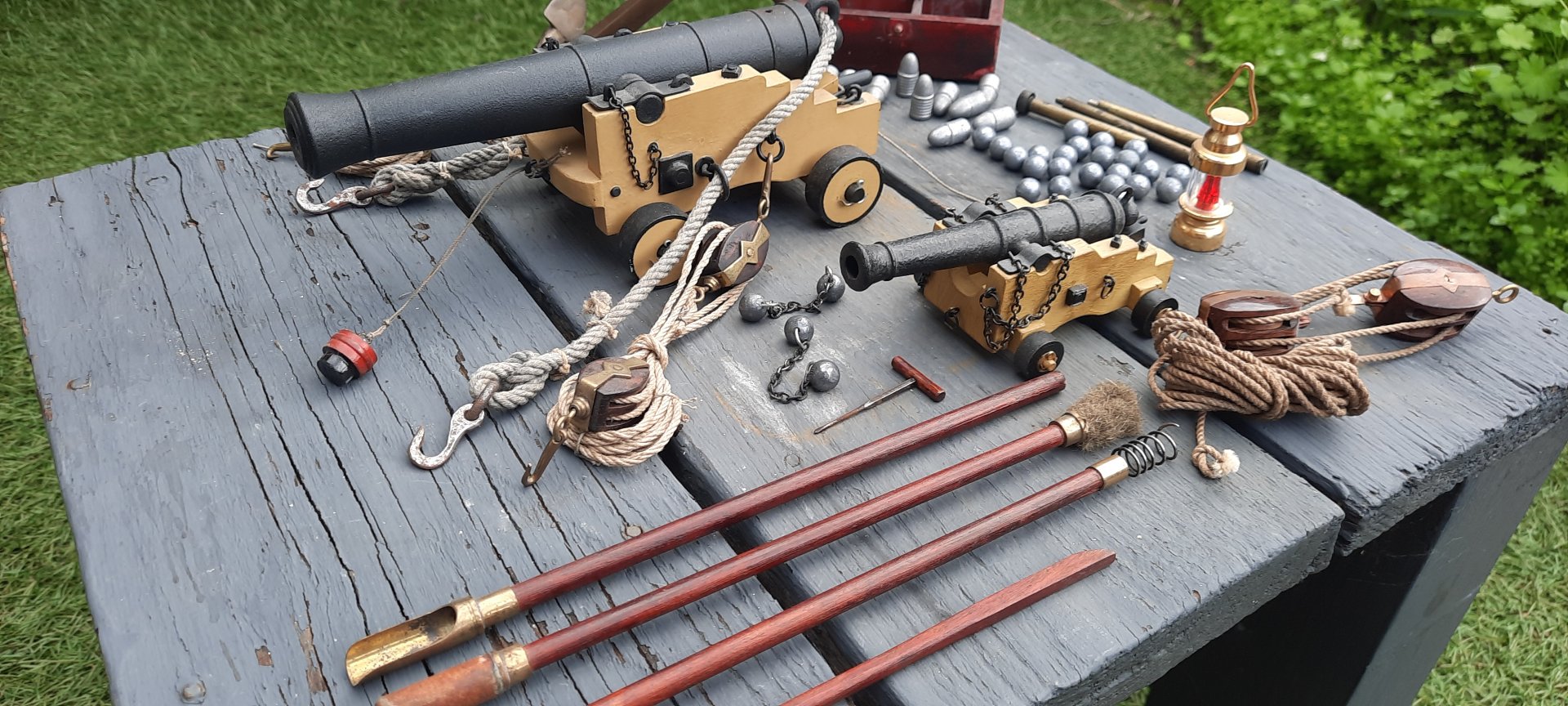 HMS Victory Schiffskanone aus Stahl – Bild 2