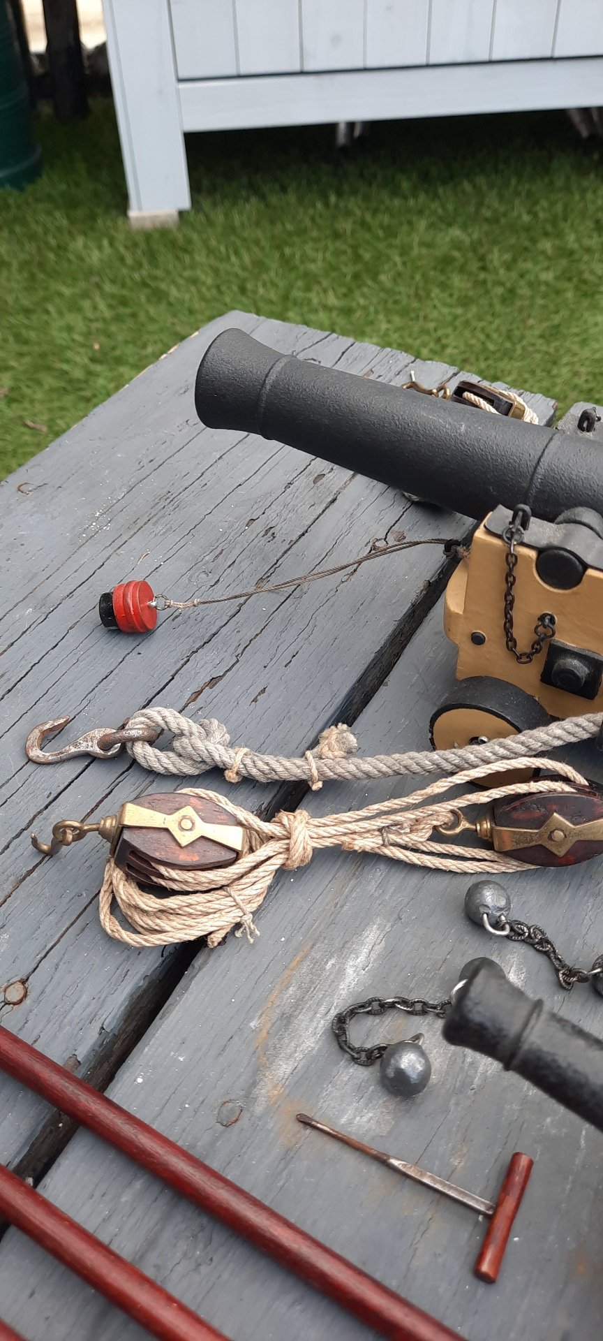 HMS Victory Schiffskanone aus Stahl – Bild 5