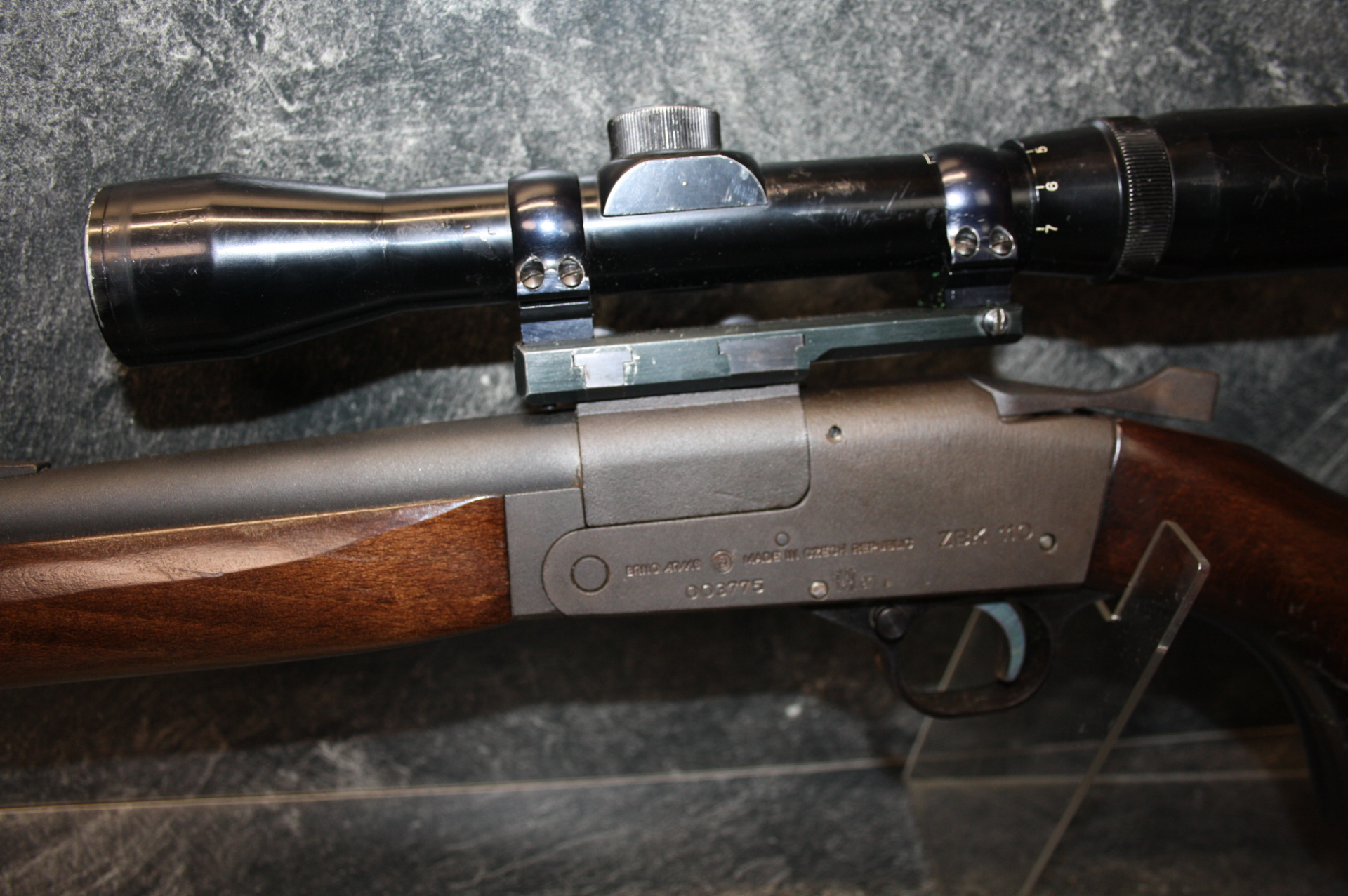 Einzellader Büchse ZBROJOVKA BRNO ZKB 110 Kal. 5,6x52R mit ZF #003775 – Bild 2