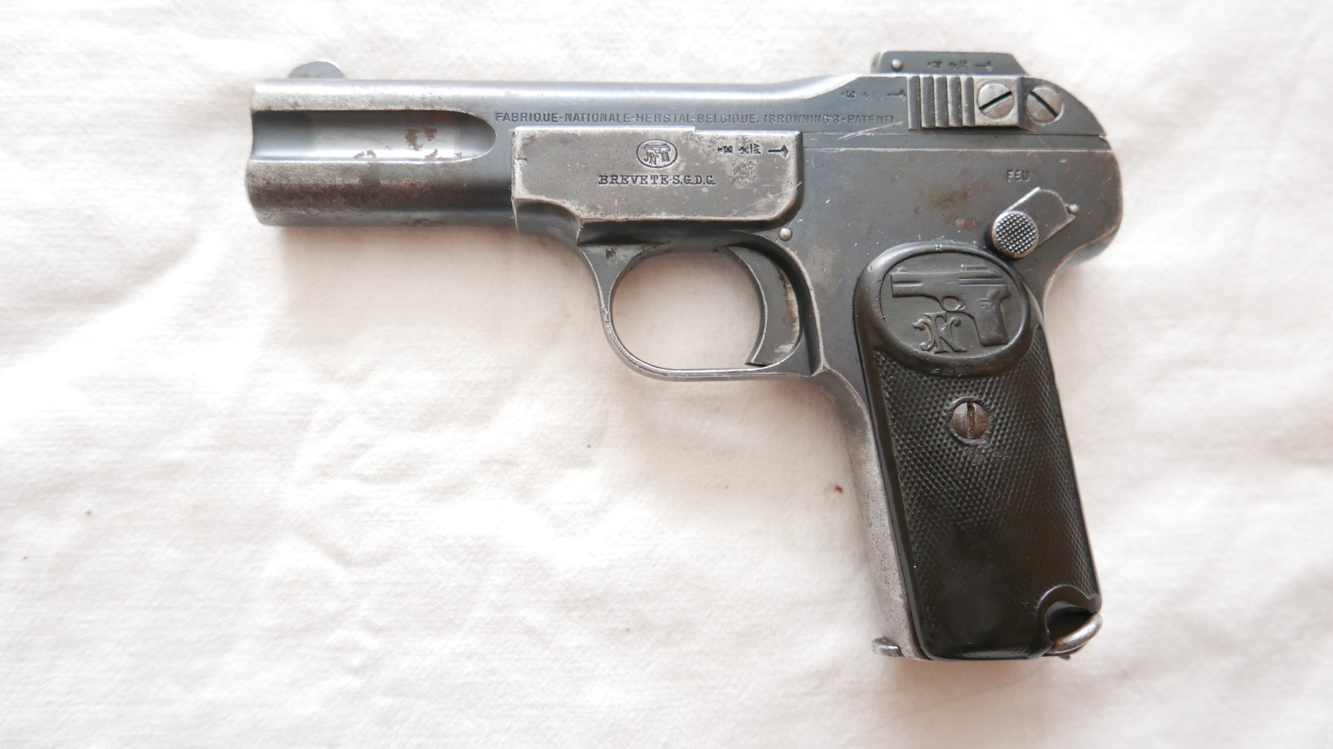 Pistole FN Mod 1900 Kal 7,65mmBr – Bild 1