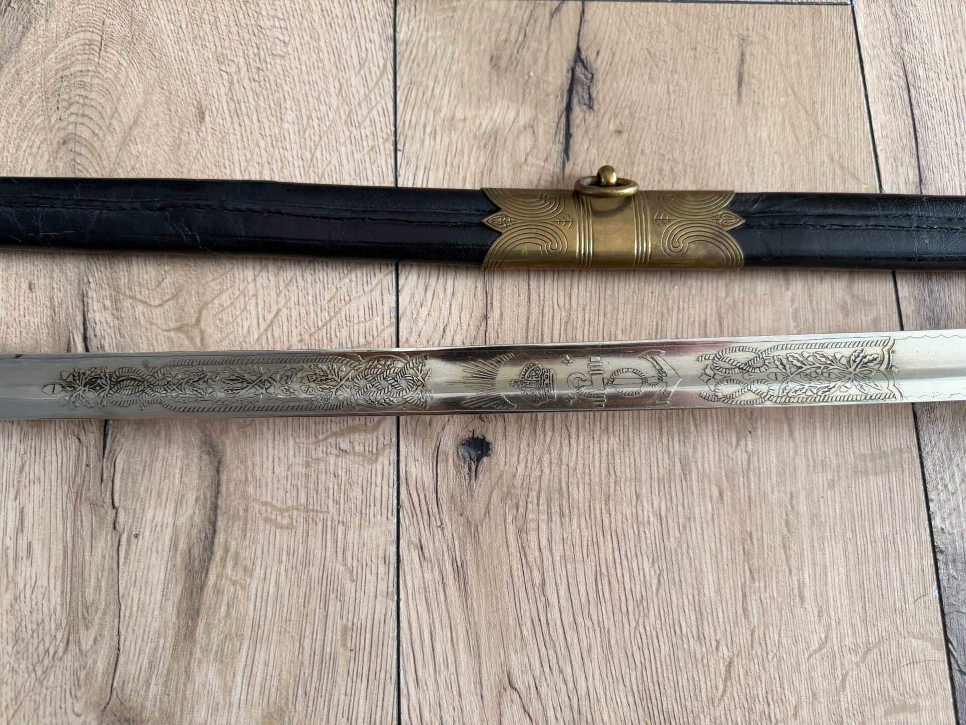 Offizierssäbel Marine Säbel England Löwenkopfsäbel – Bild 4