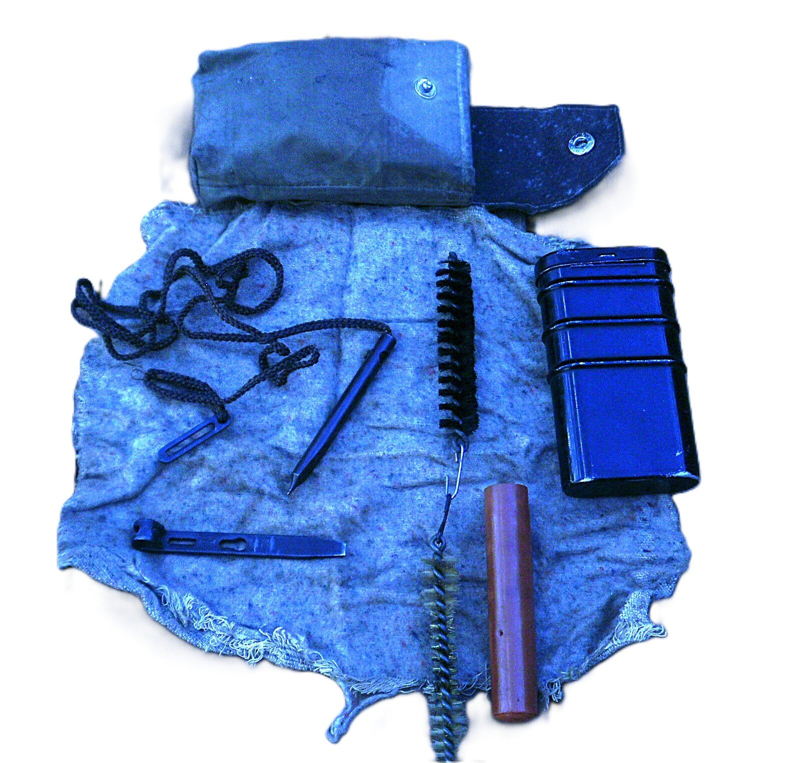 Originales sog. Waffenreinigungsgerät RG-57-1 --- AK47 NVA Vopo Kampfgruppen – Bild 1