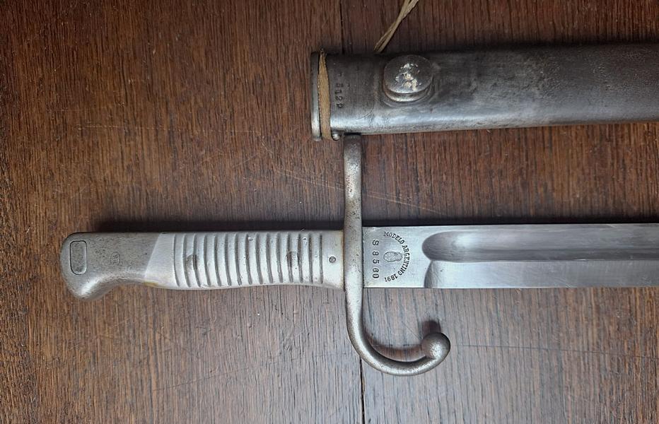 Argentinisches Mauser Bajonett 1891 Alu – Bild 2