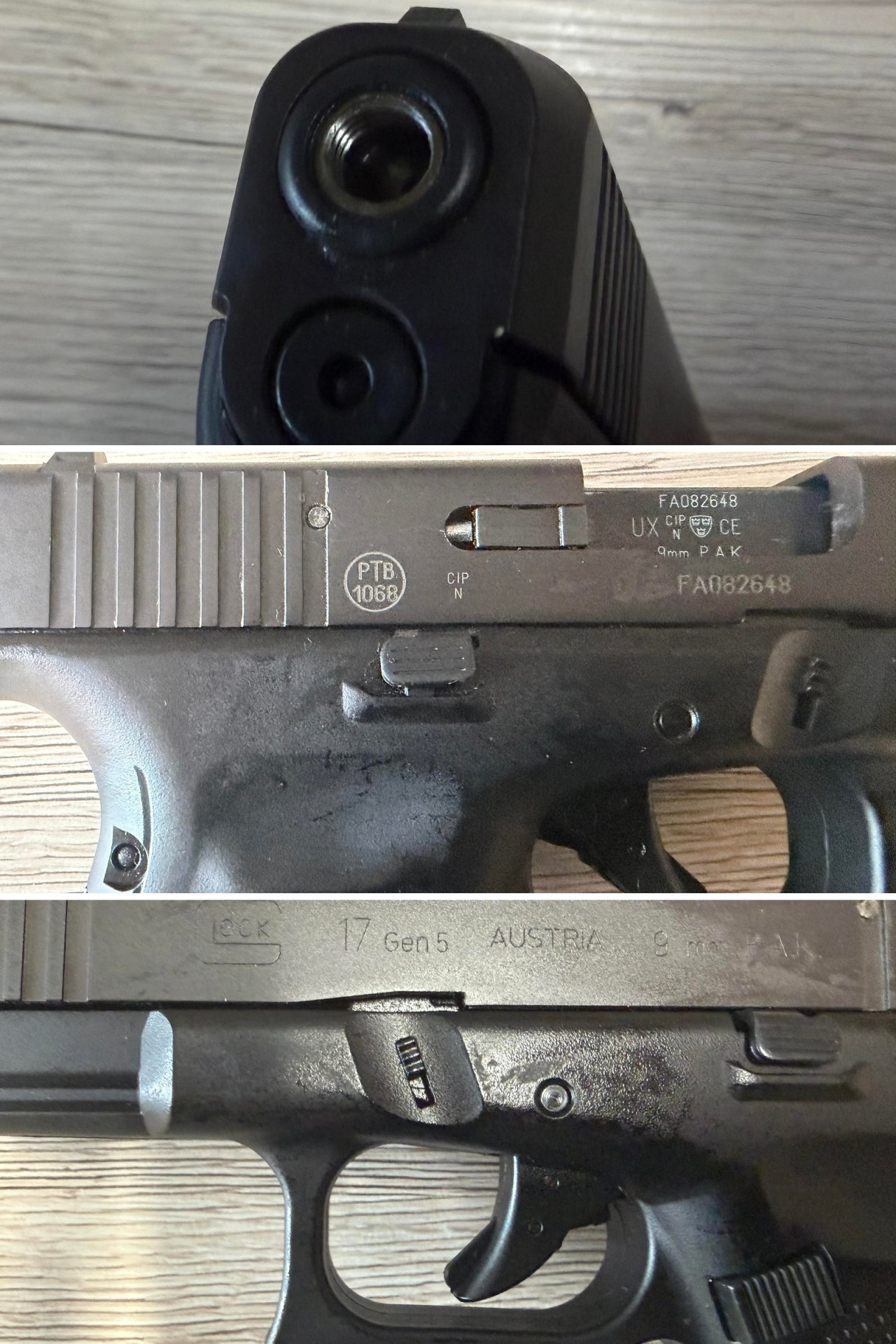 Glock 17 Gen5 Stahlverschluss PTB1068 LIMITIERT NEU Glock Koffer – Bild 4