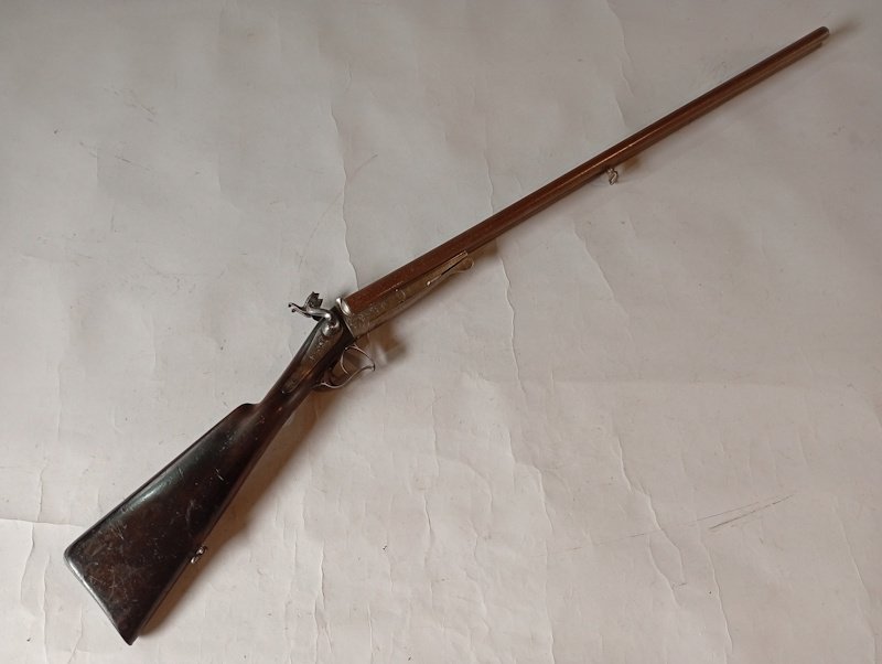 RARE FUSIL DE BORGNE à Broche (Système Lefaucheux) – Crosse à Avantage Inversé – – Bild 2