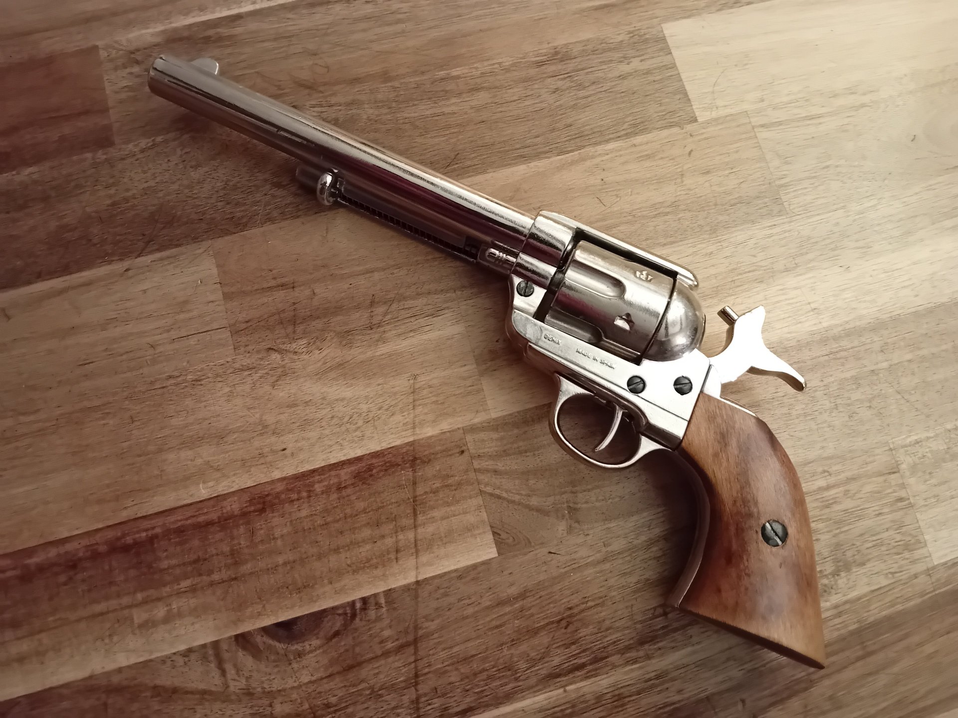 Westernrevolver, Dekorevolver verchromt – Bild 1