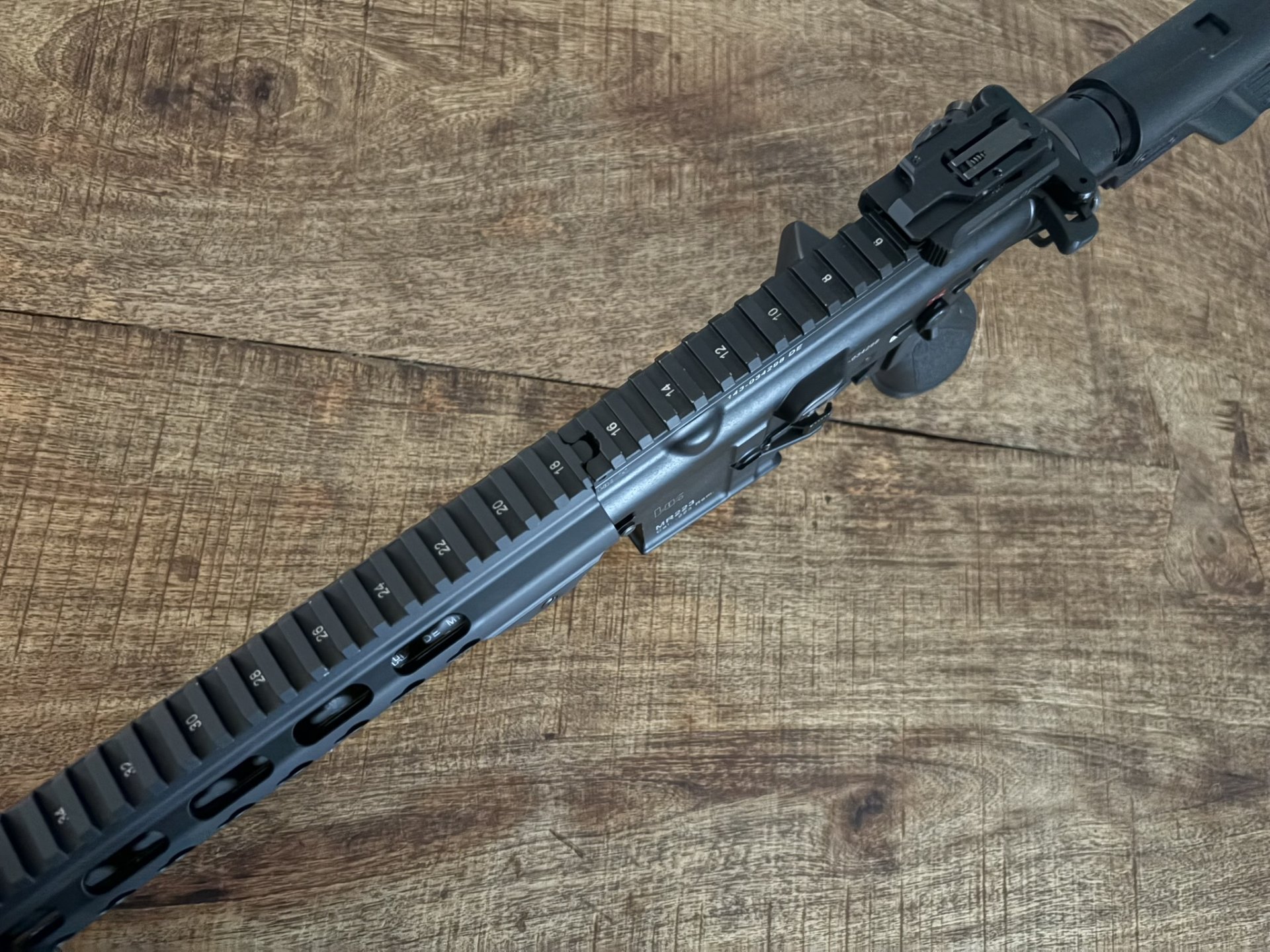 HECKLER & KOCH MR223 A3 mit 11" Lauf Kaliber .223 Rem schwarz - incl. verstellbarer Burk Gasentnahme – Bild 5