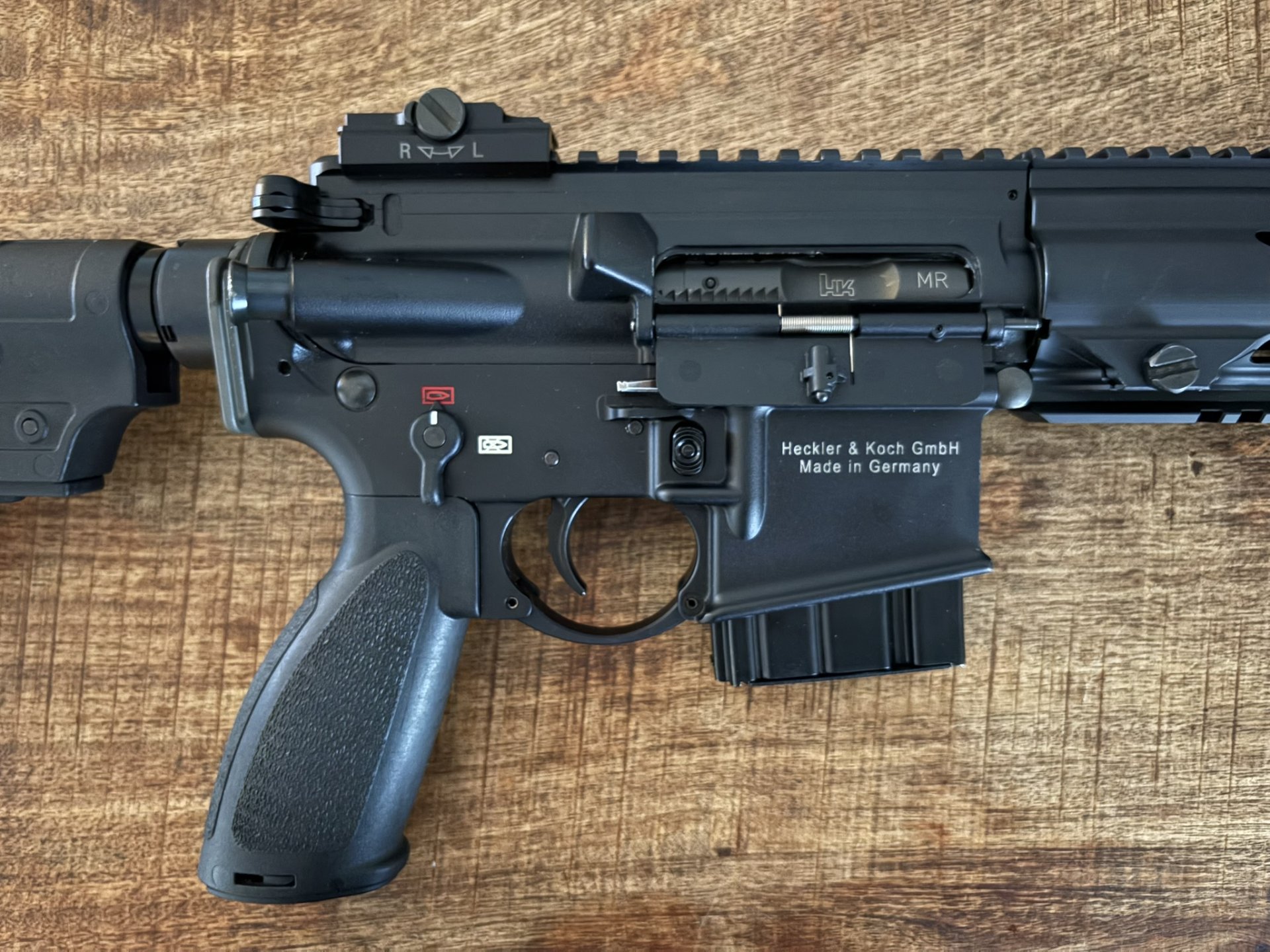HECKLER & KOCH MR223 A3 mit 11" Lauf Kaliber .223 Rem schwarz - incl. verstellbarer Burk Gasentnahme – Bild 4