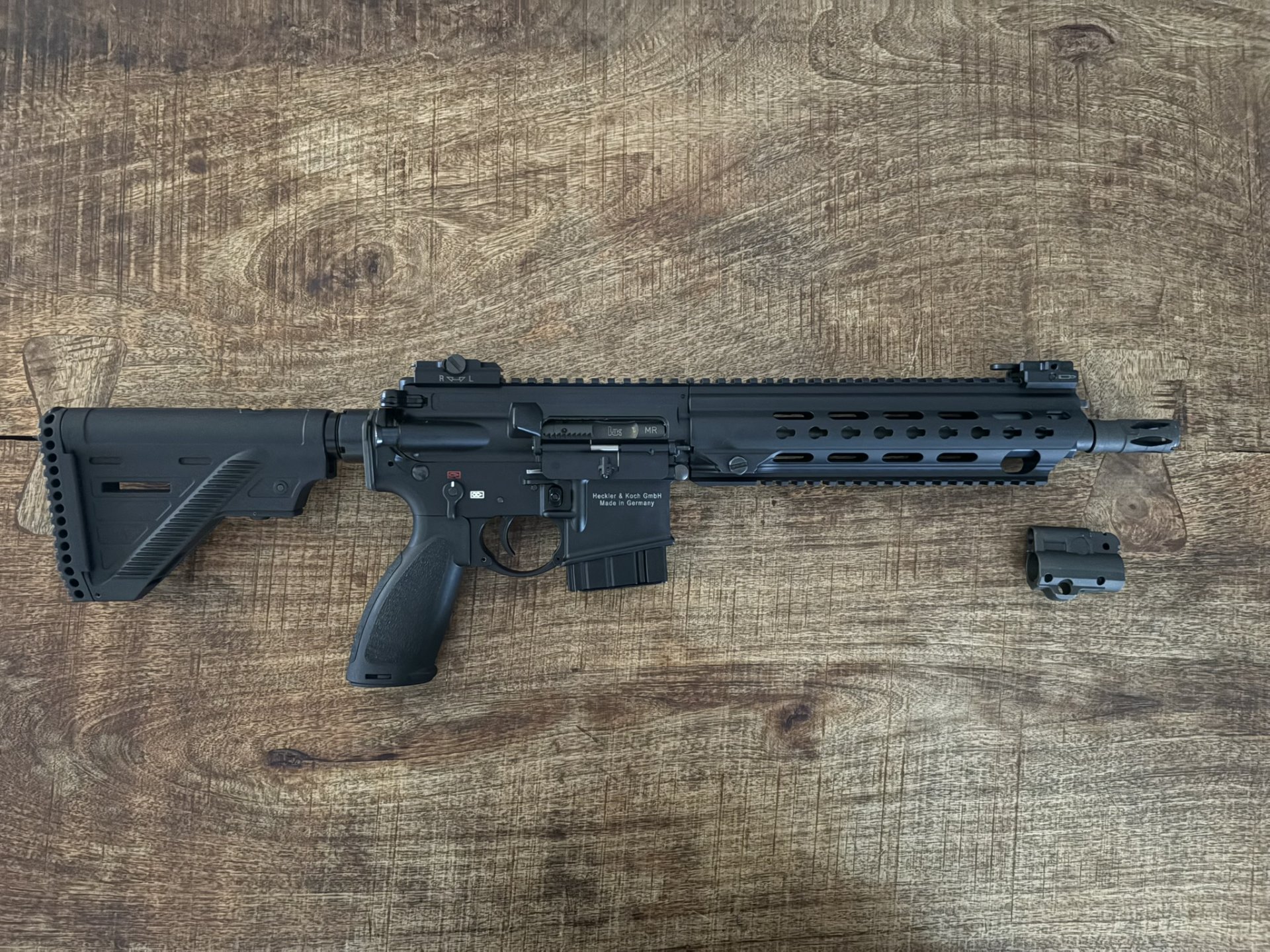 HECKLER & KOCH MR223 A3 mit 11" Lauf Kaliber .223 Rem schwarz - incl. verstellbarer Burk Gasentnahme – Bild 2