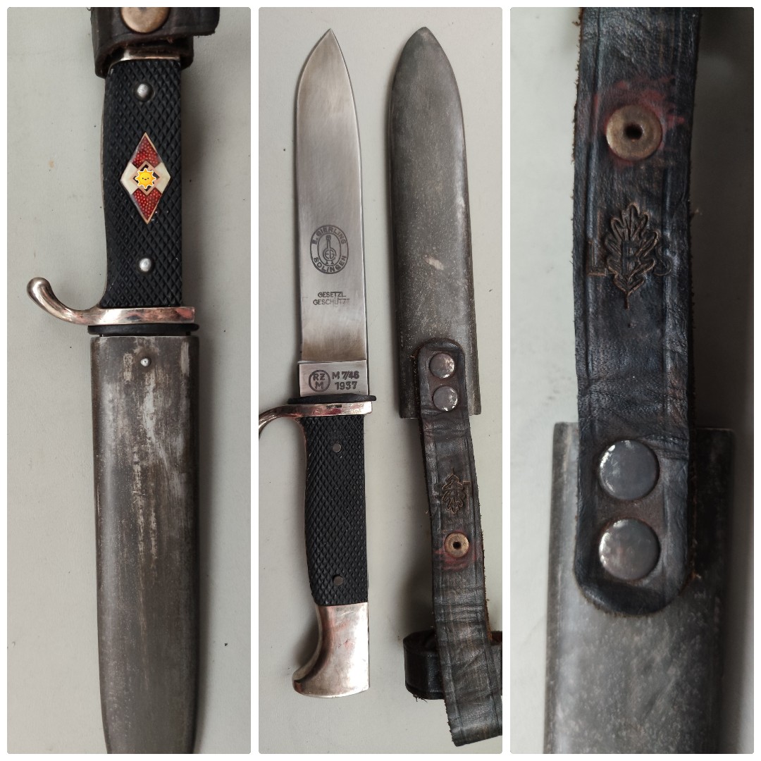 HJ Fahrtenmesser RZM M7/46 1937 – Bild 3
