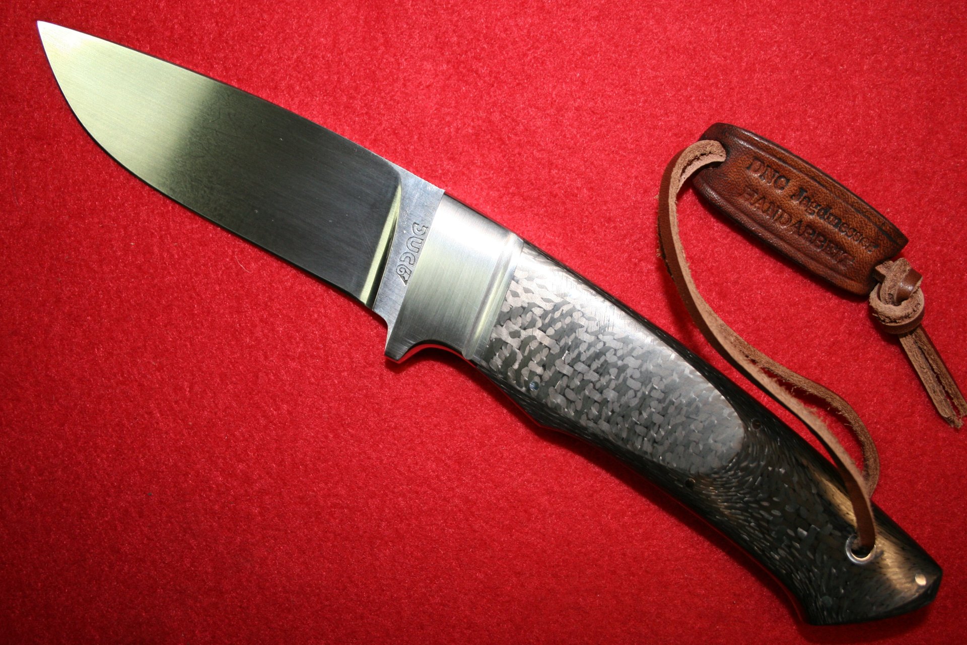 DNC-Jagd.- Freizeitmesser Mod. "Danton", 440 C / Carbon – Bild 2