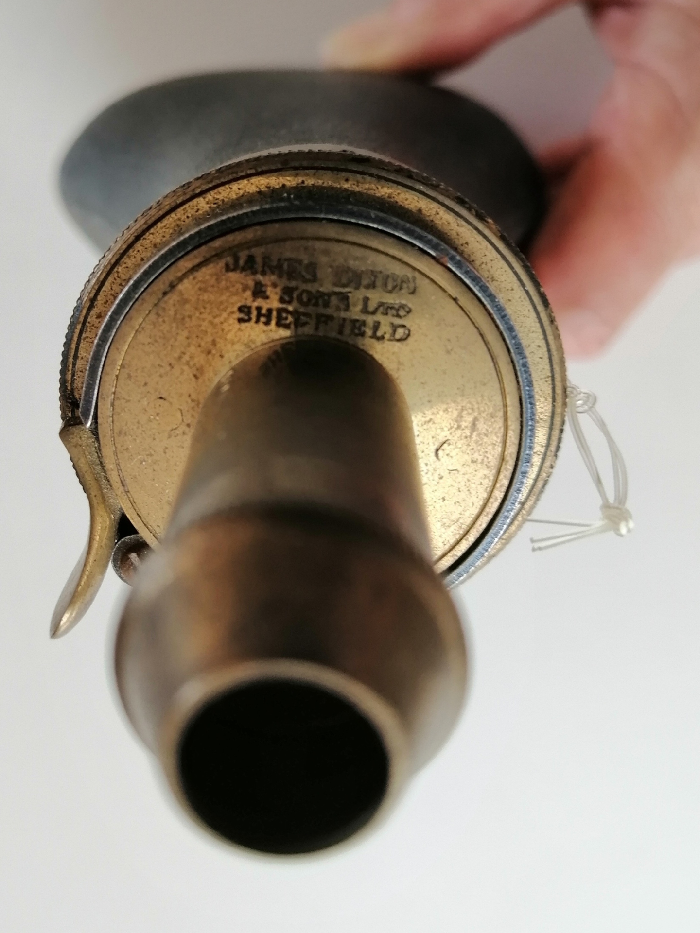 Englische Pulverflasche von James Dixon & Sons Sheffield. – Bild 3
