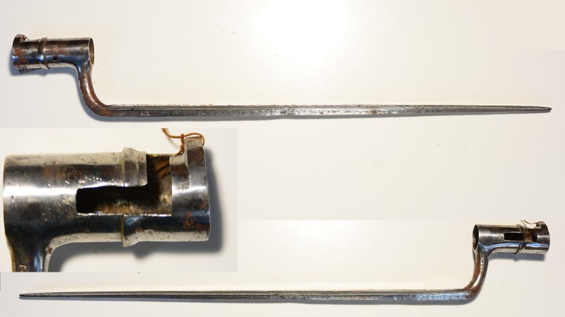Tüllenbajonett mit 39,2 cm langer 3-Kant-Klinge – Bild 1
