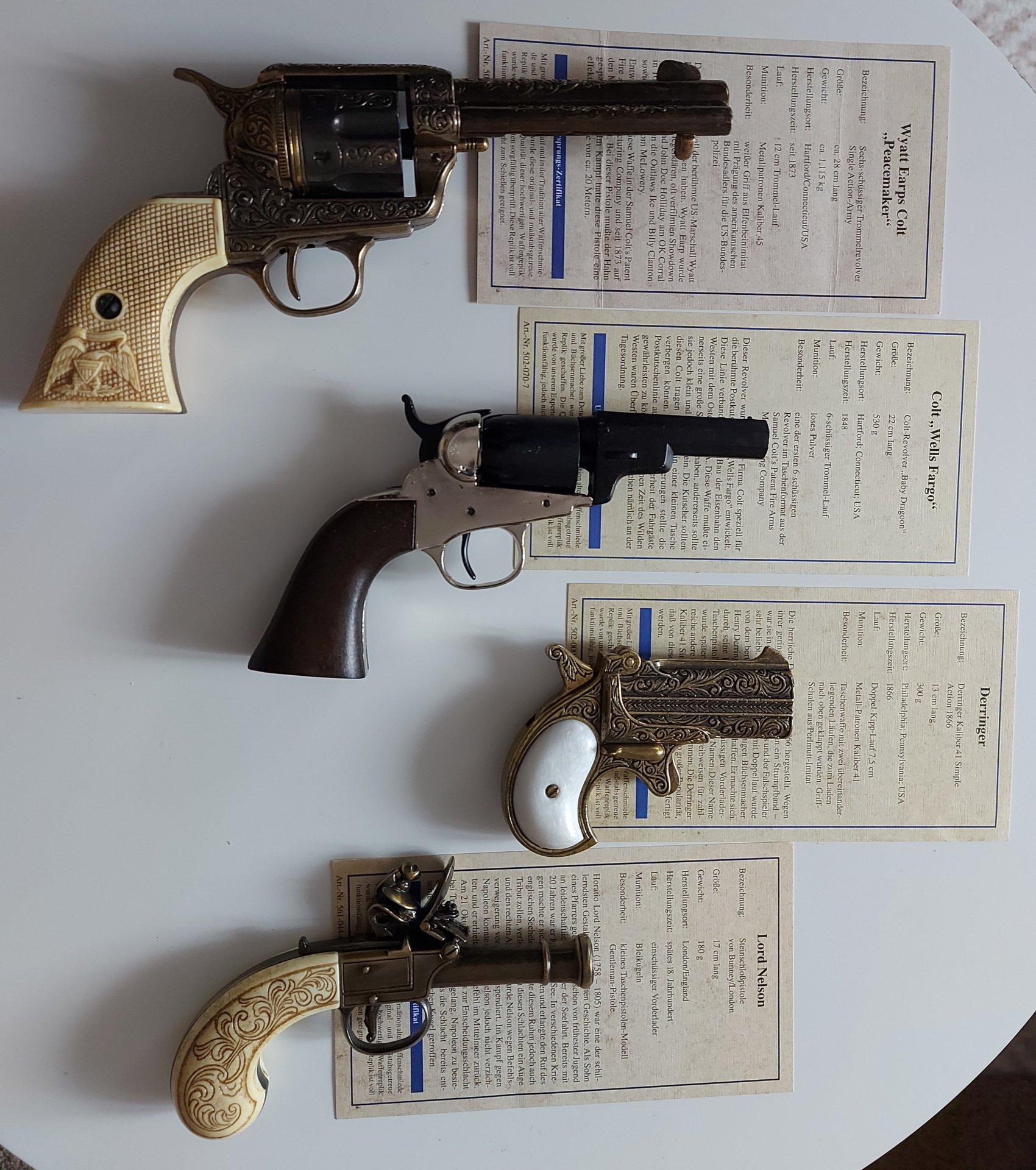 Amerikanische Dekowaffen/Revolver/Pistolen – Bild 1